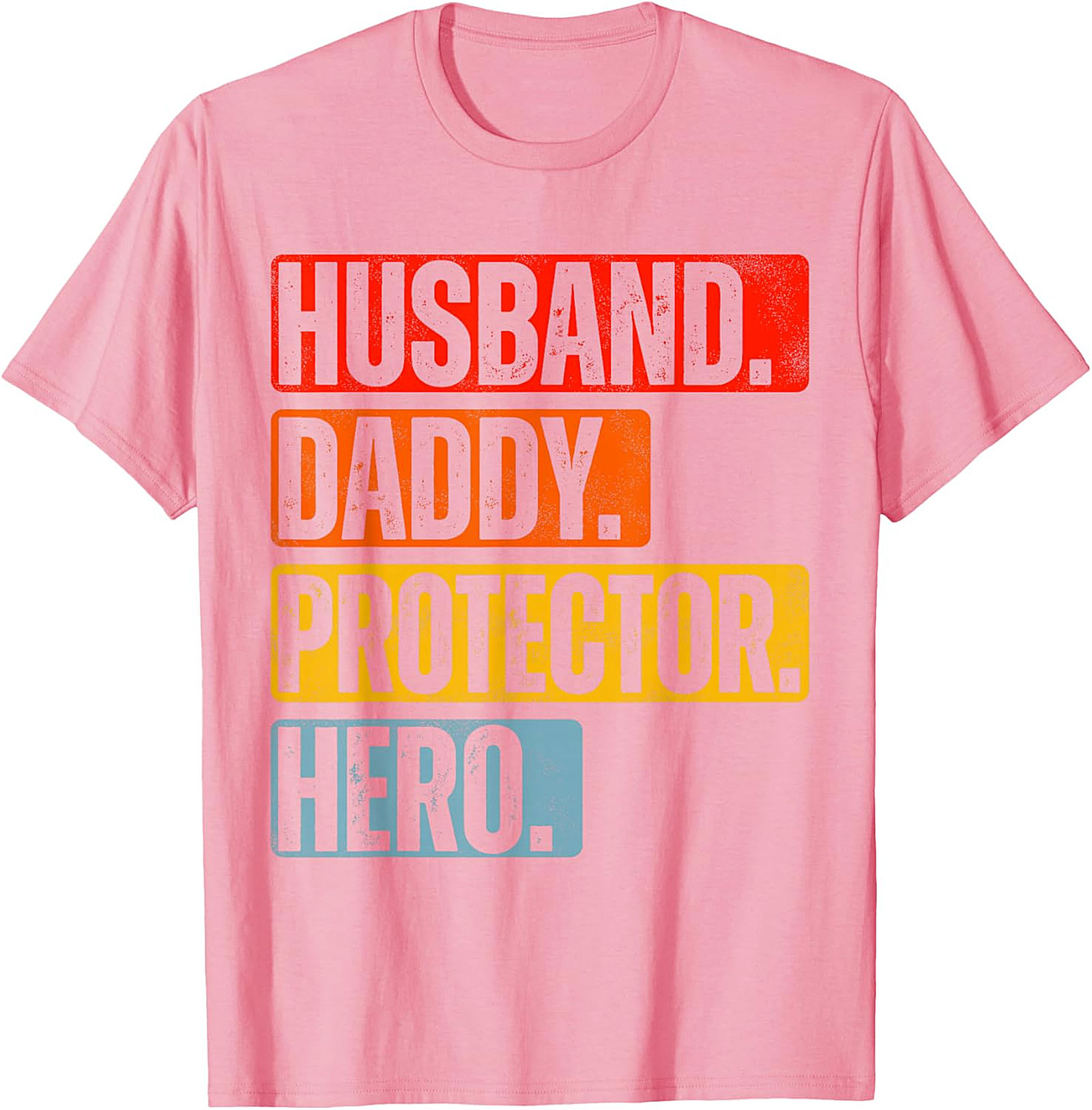 Husband Daddy Protector Hero T-Shirt | Retro Dad Graphic Tee
