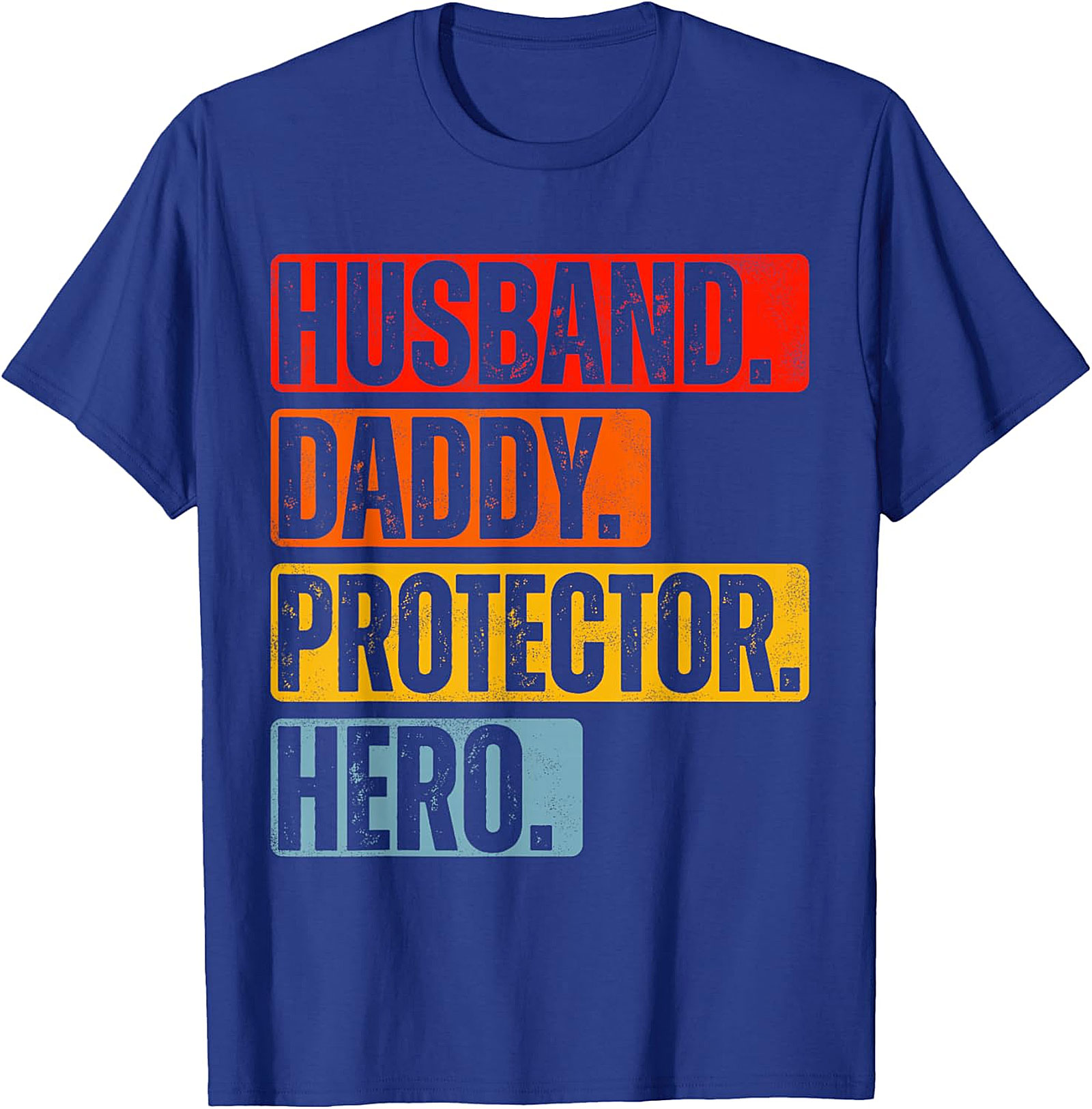 Husband Daddy Protector Hero T-Shirt | Retro Dad Graphic Tee