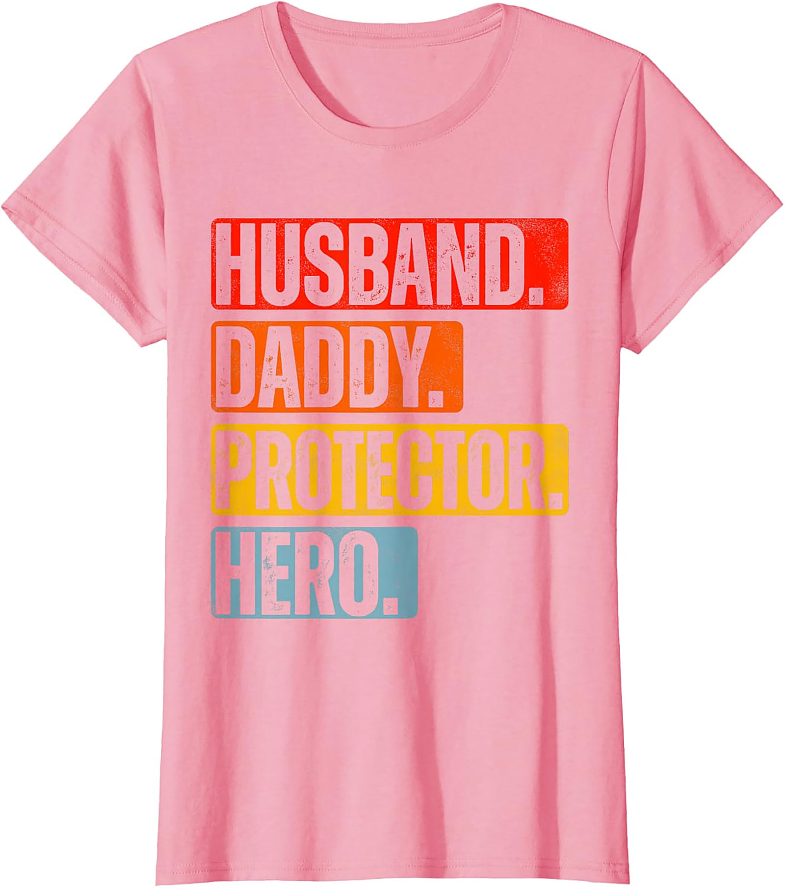 Husband Daddy Protector Hero T-Shirt | Retro Dad Graphic Tee