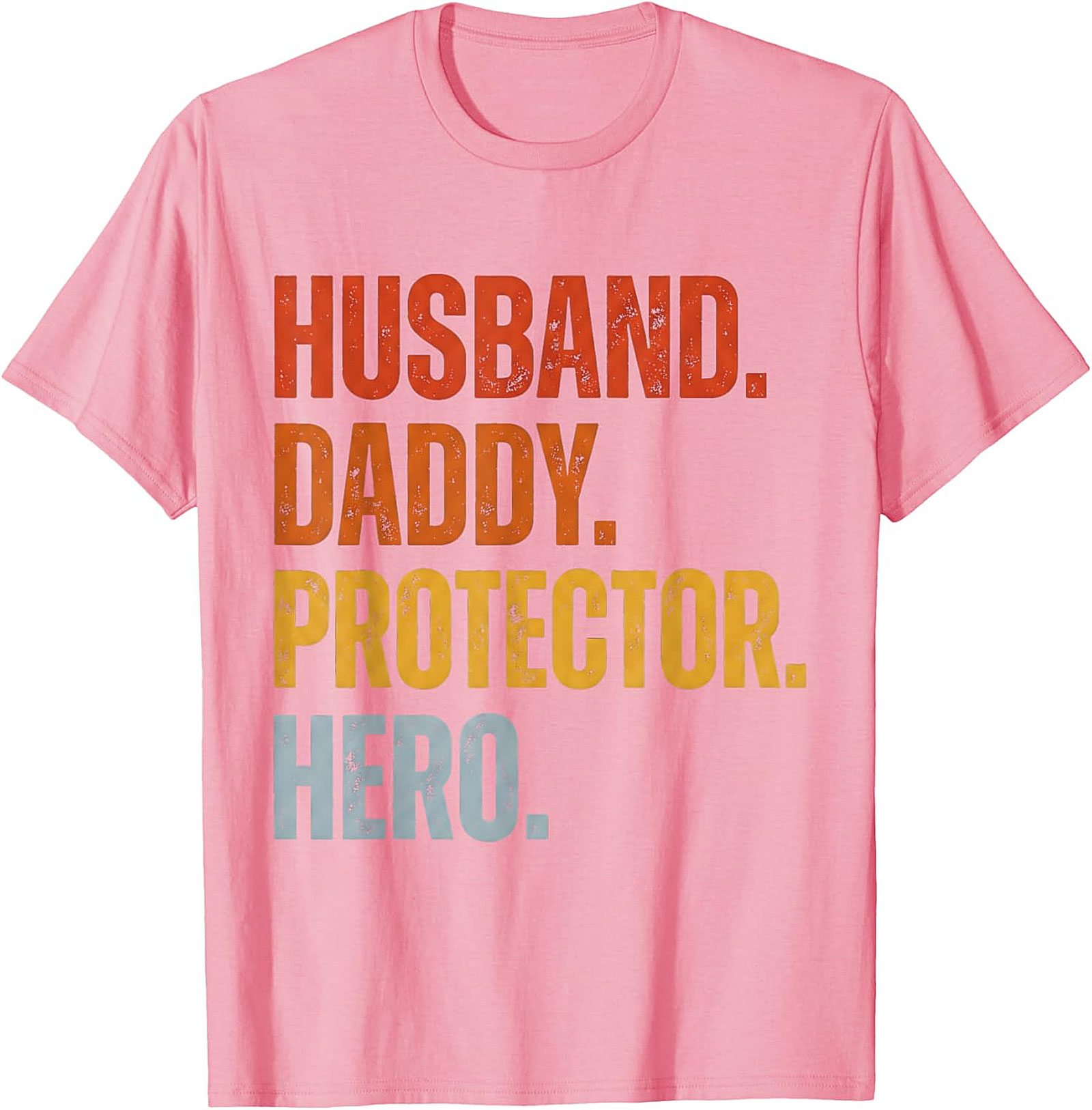 Husband Daddy Protector Hero T-Shirt | Retro Dad Graphic Tee