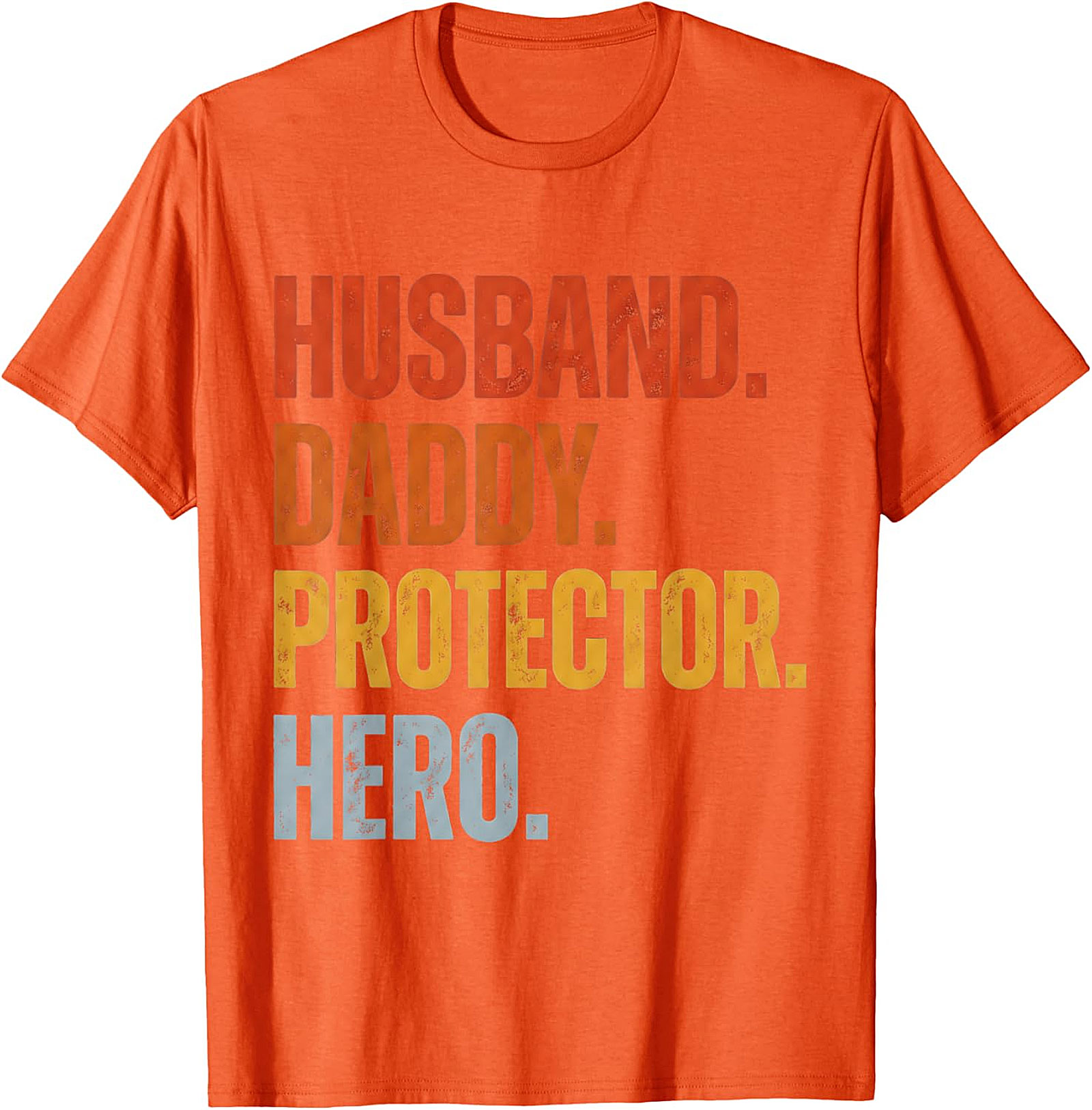 Husband Daddy Protector Hero T-Shirt | Retro Dad Graphic Tee