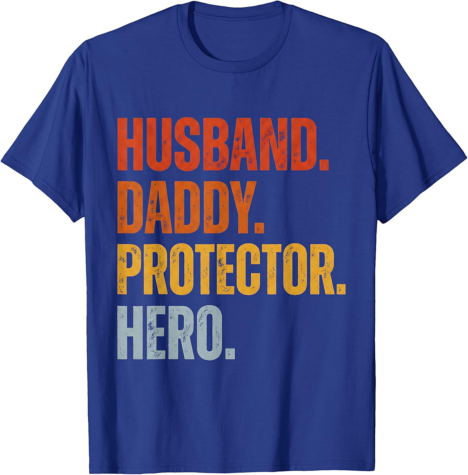 Husband Daddy Protector Hero T-Shirt | Retro Dad Graphic Tee