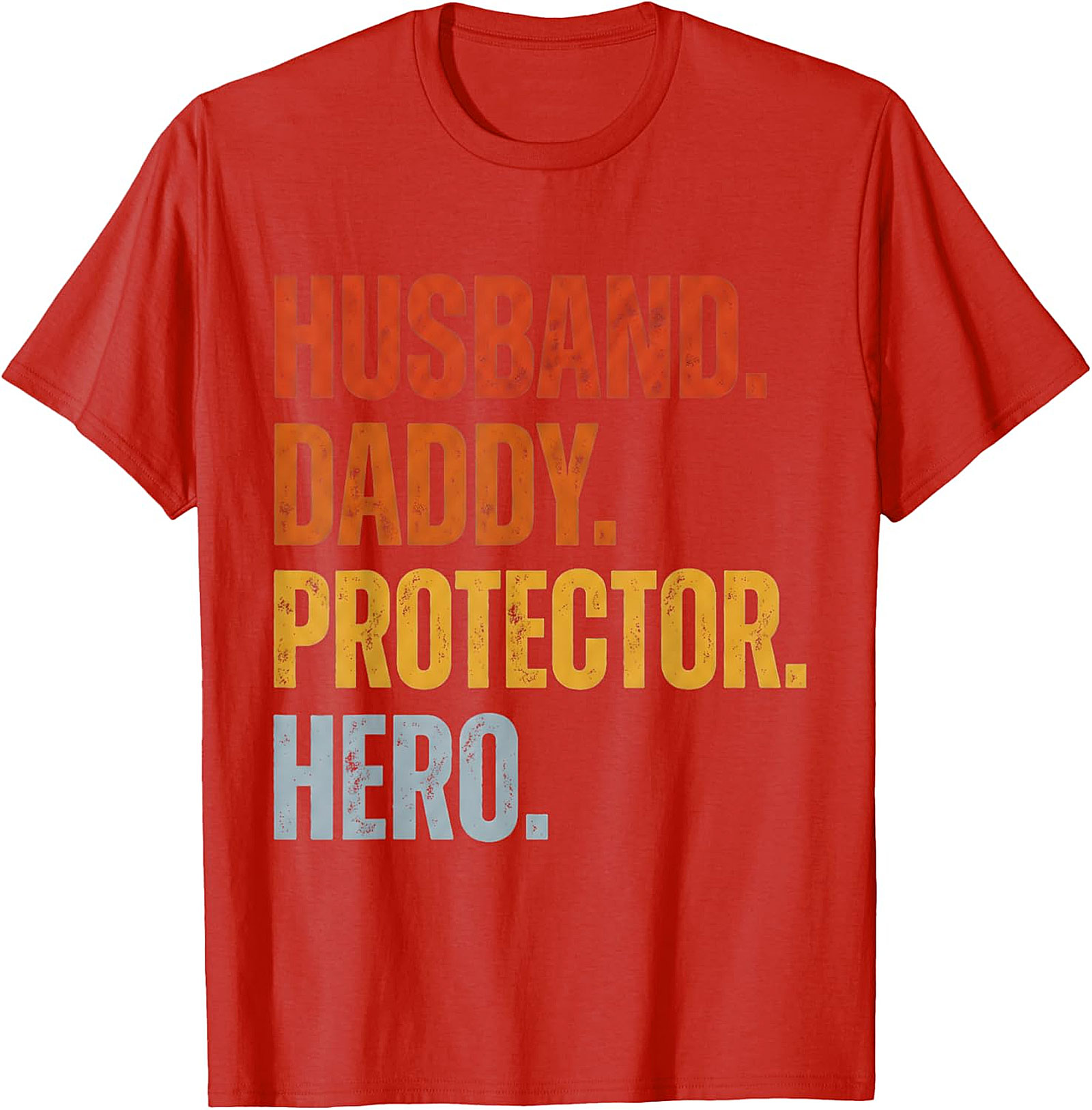 Husband Daddy Protector Hero T-Shirt | Retro Dad Graphic Tee