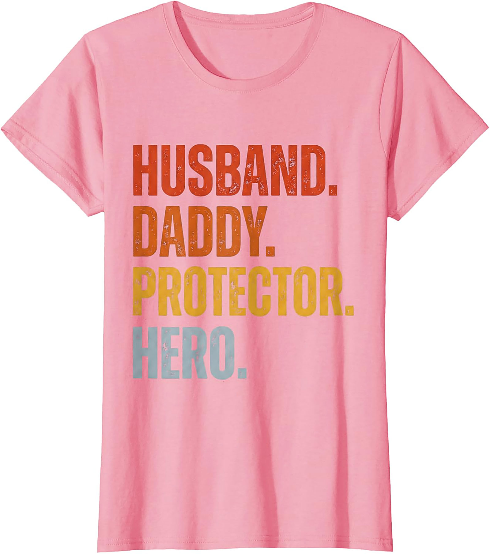 Husband Daddy Protector Hero T-Shirt | Retro Dad Graphic Tee