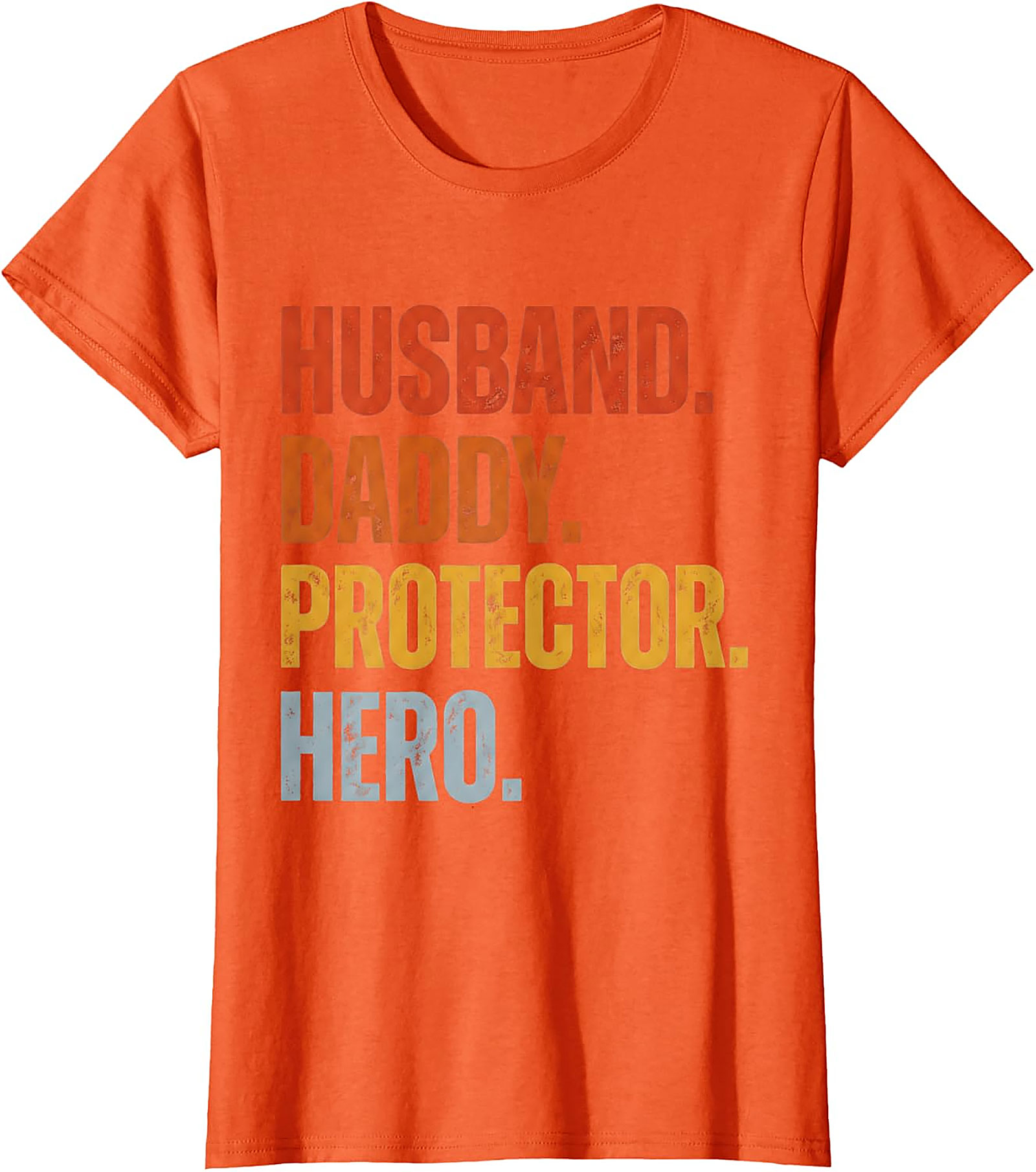 Husband Daddy Protector Hero T-Shirt | Retro Dad Graphic Tee