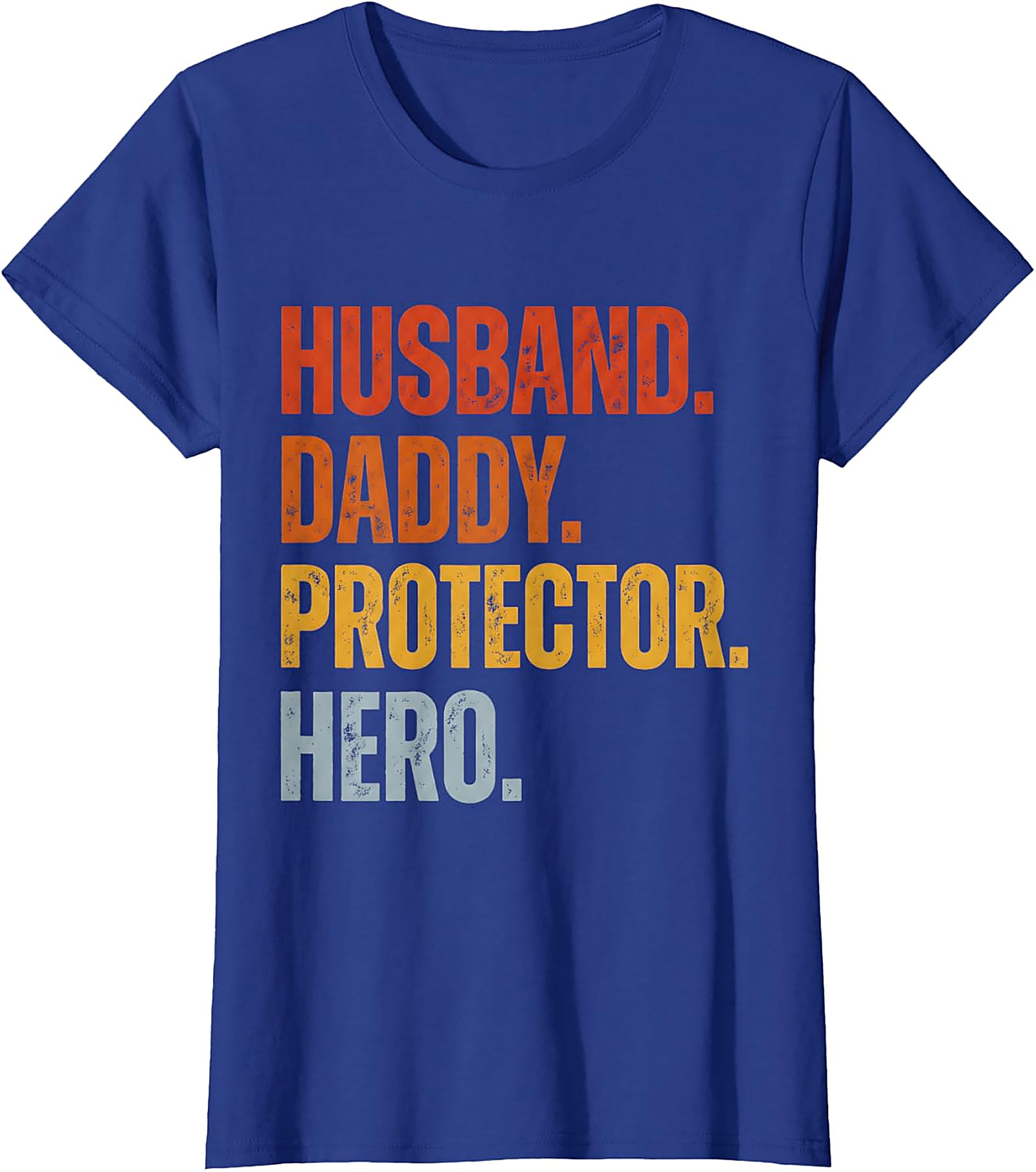 Husband Daddy Protector Hero T-Shirt | Retro Dad Graphic Tee