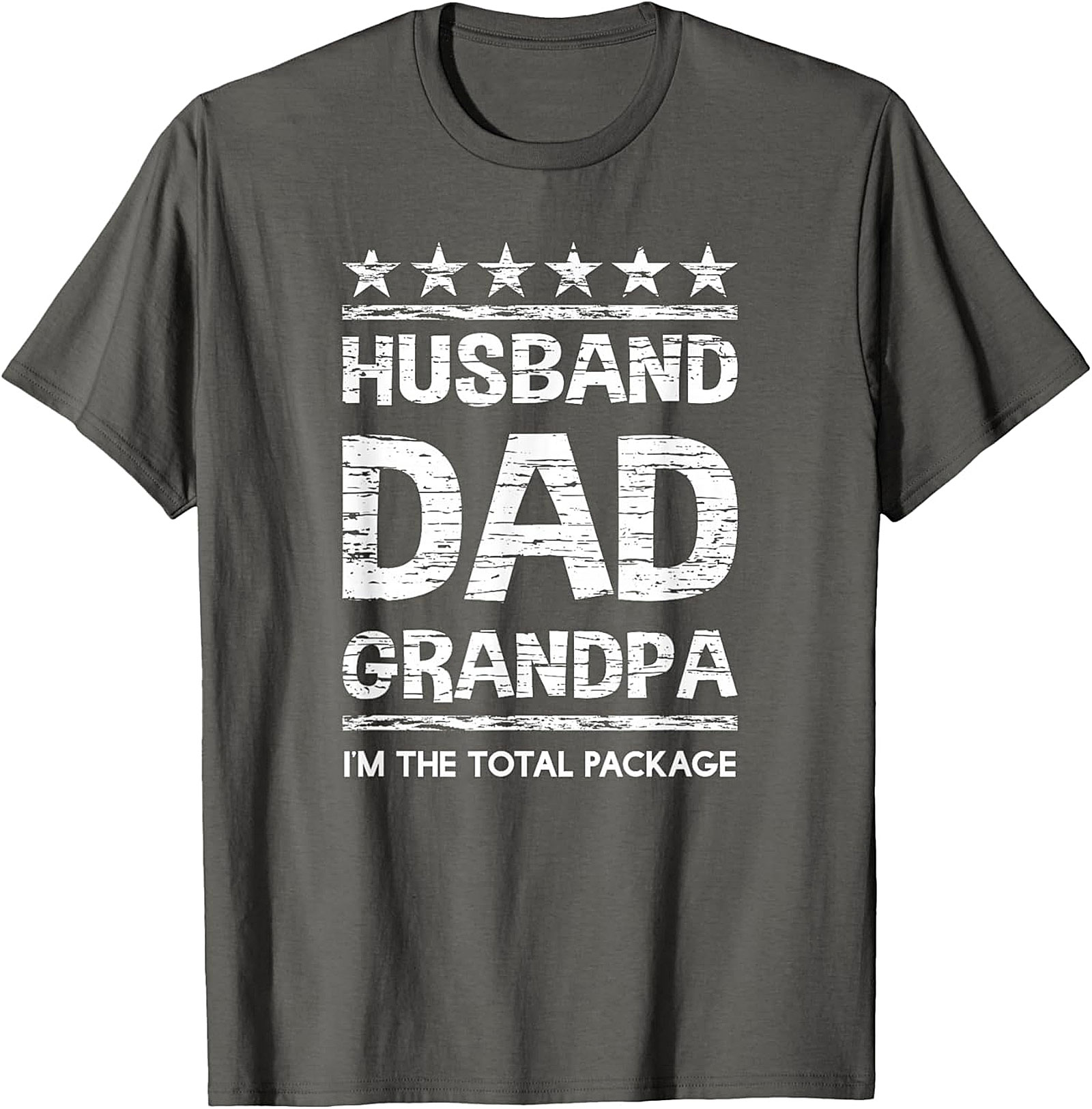 Husband Dad Grandpa Total Package Funny T-Shirt