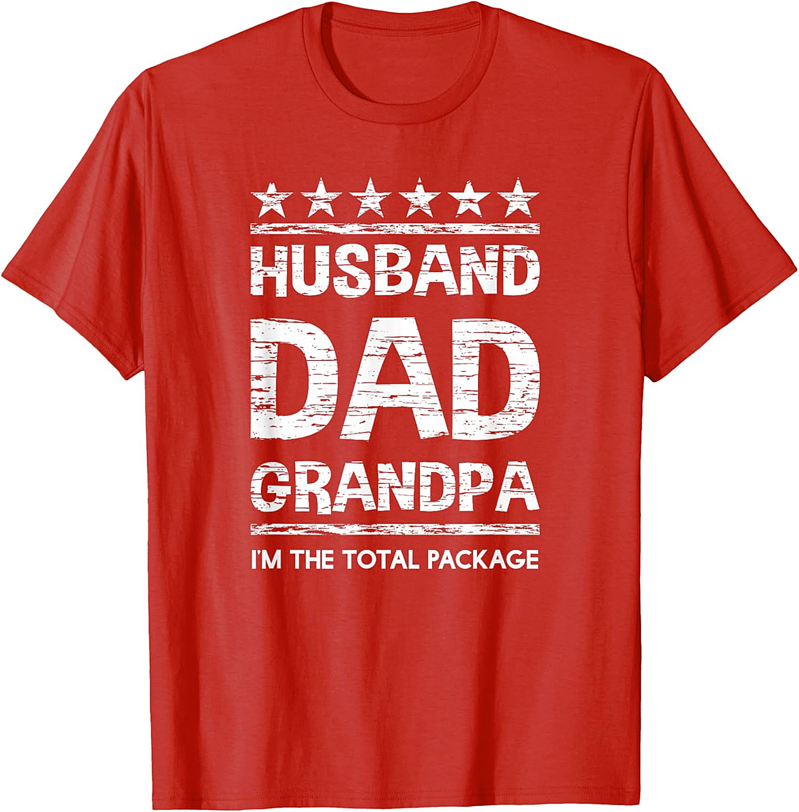 Husband Dad Grandpa Total Package Funny T-Shirt