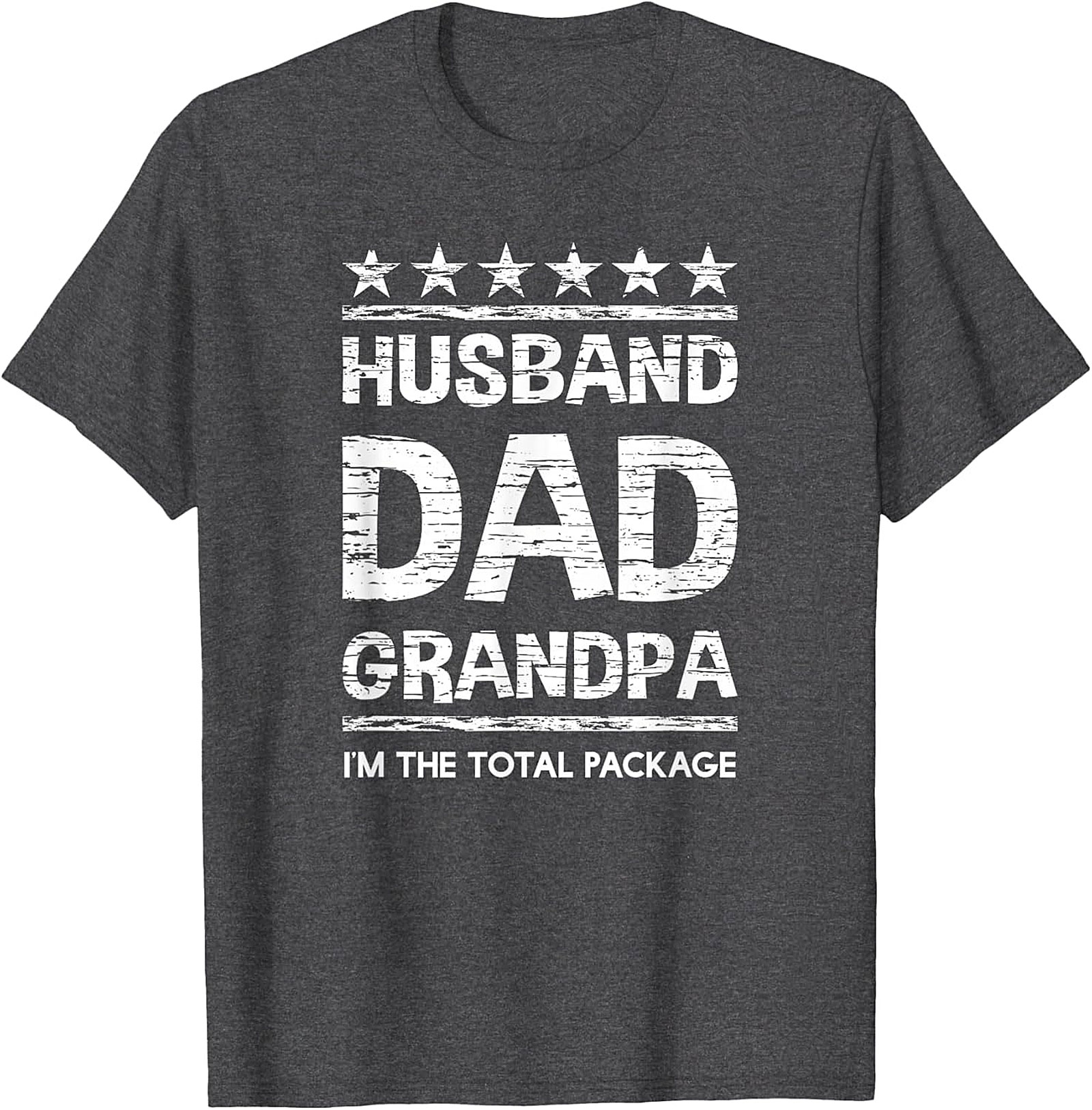 Husband Dad Grandpa Total Package Funny T-Shirt