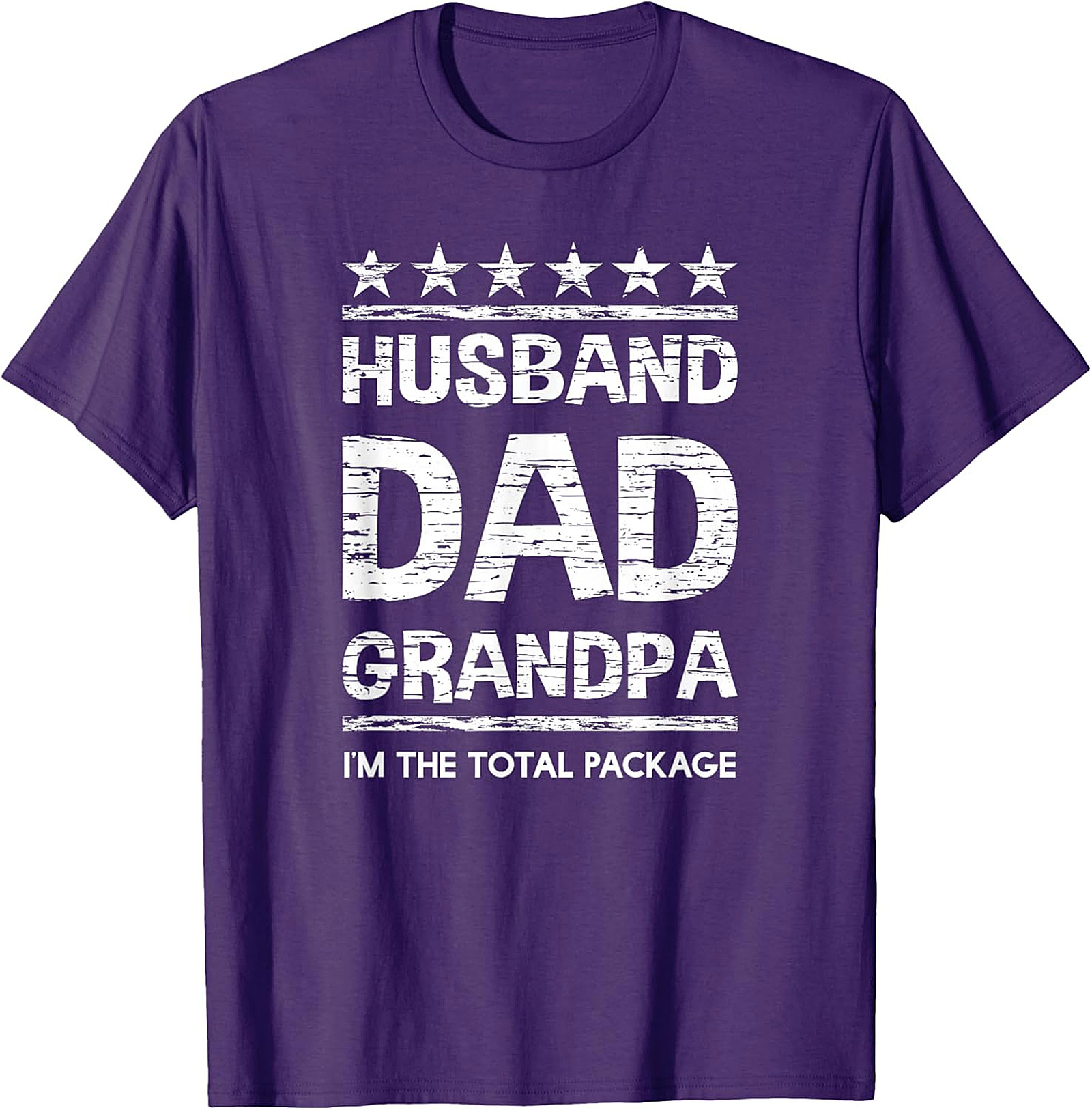 Husband Dad Grandpa Total Package Funny T-Shirt