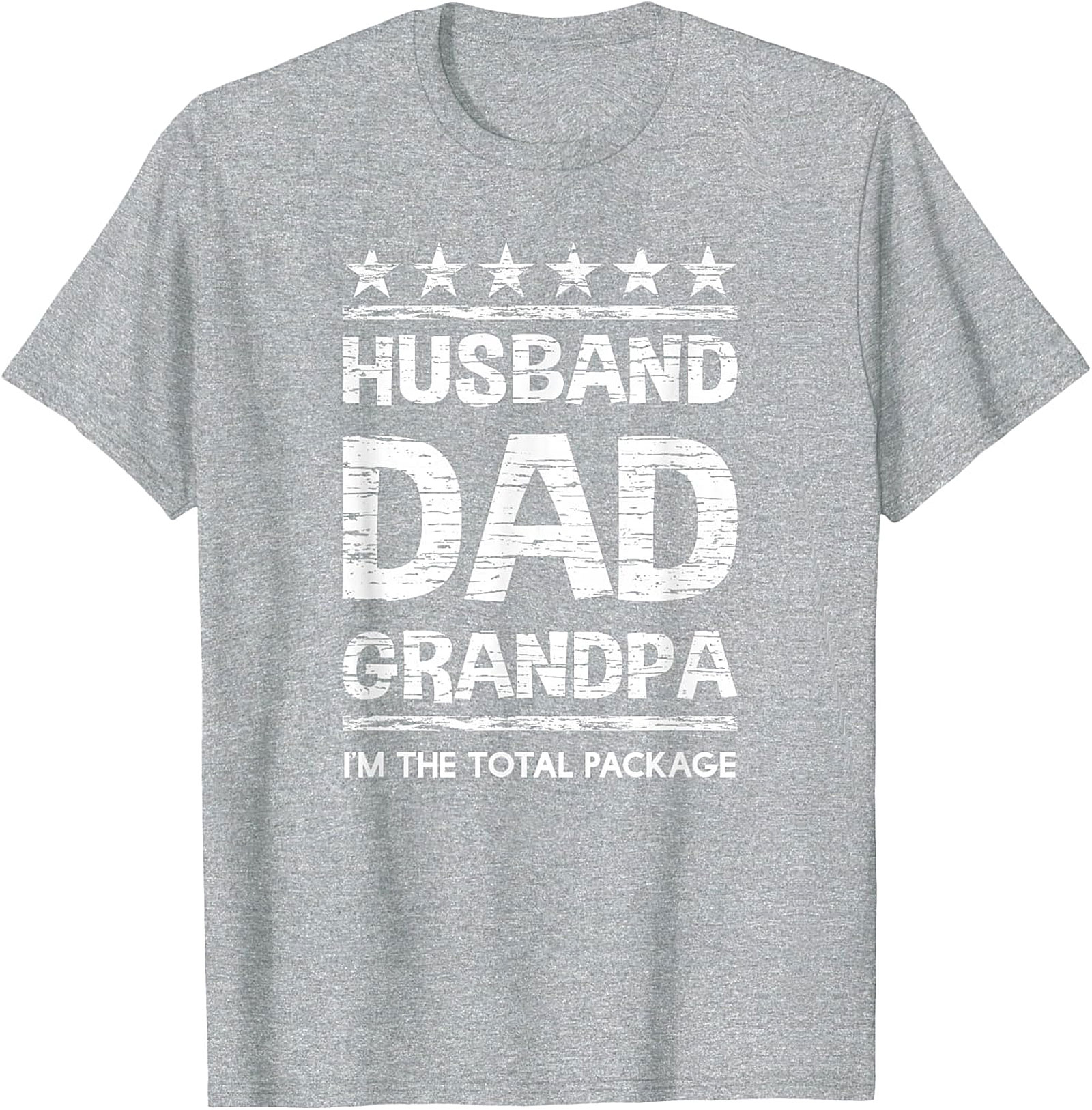 Husband Dad Grandpa Total Package Funny T-Shirt