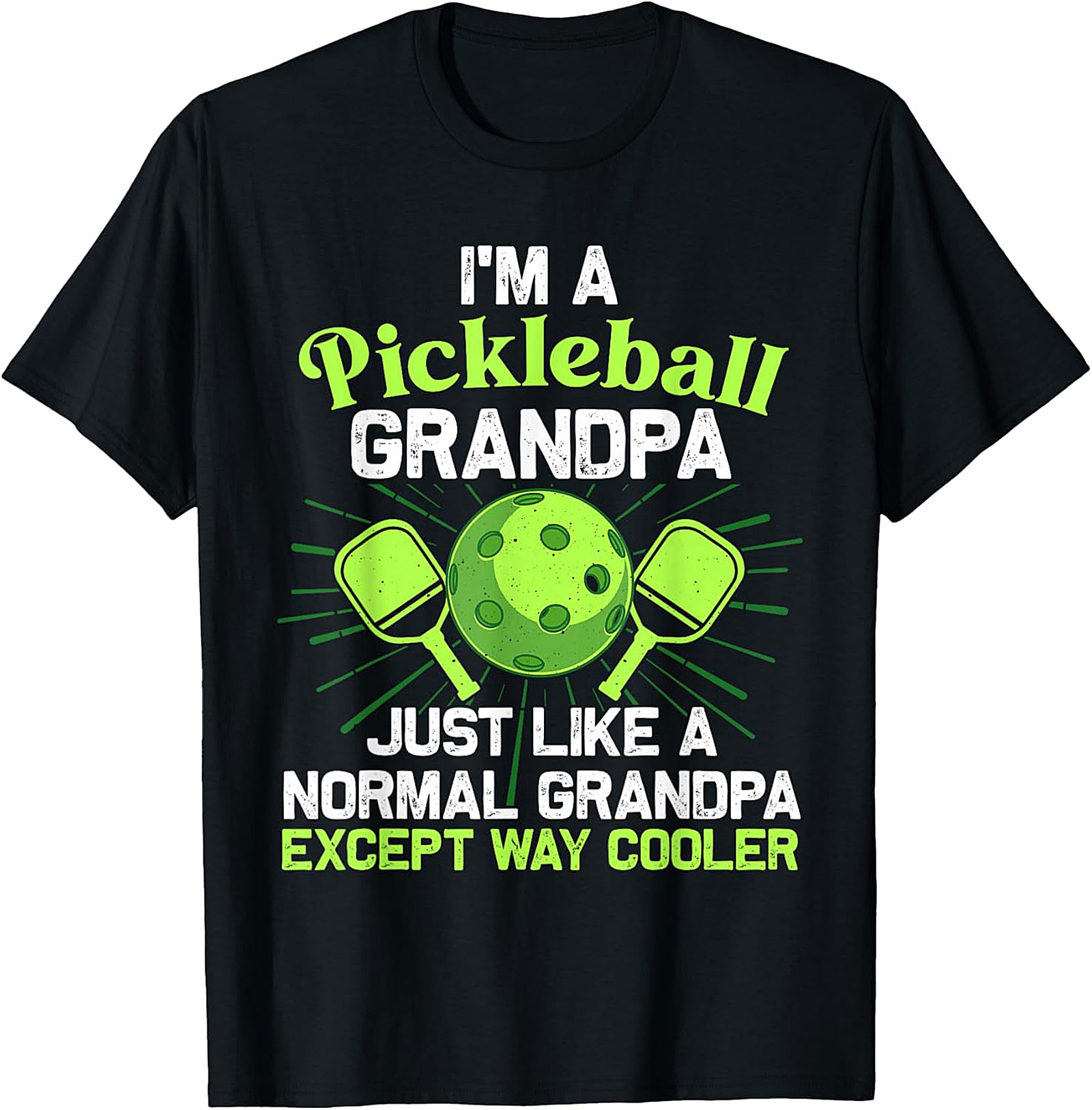 Pickleball Grandpa T-shirt | Funny Graphic Tee for Men