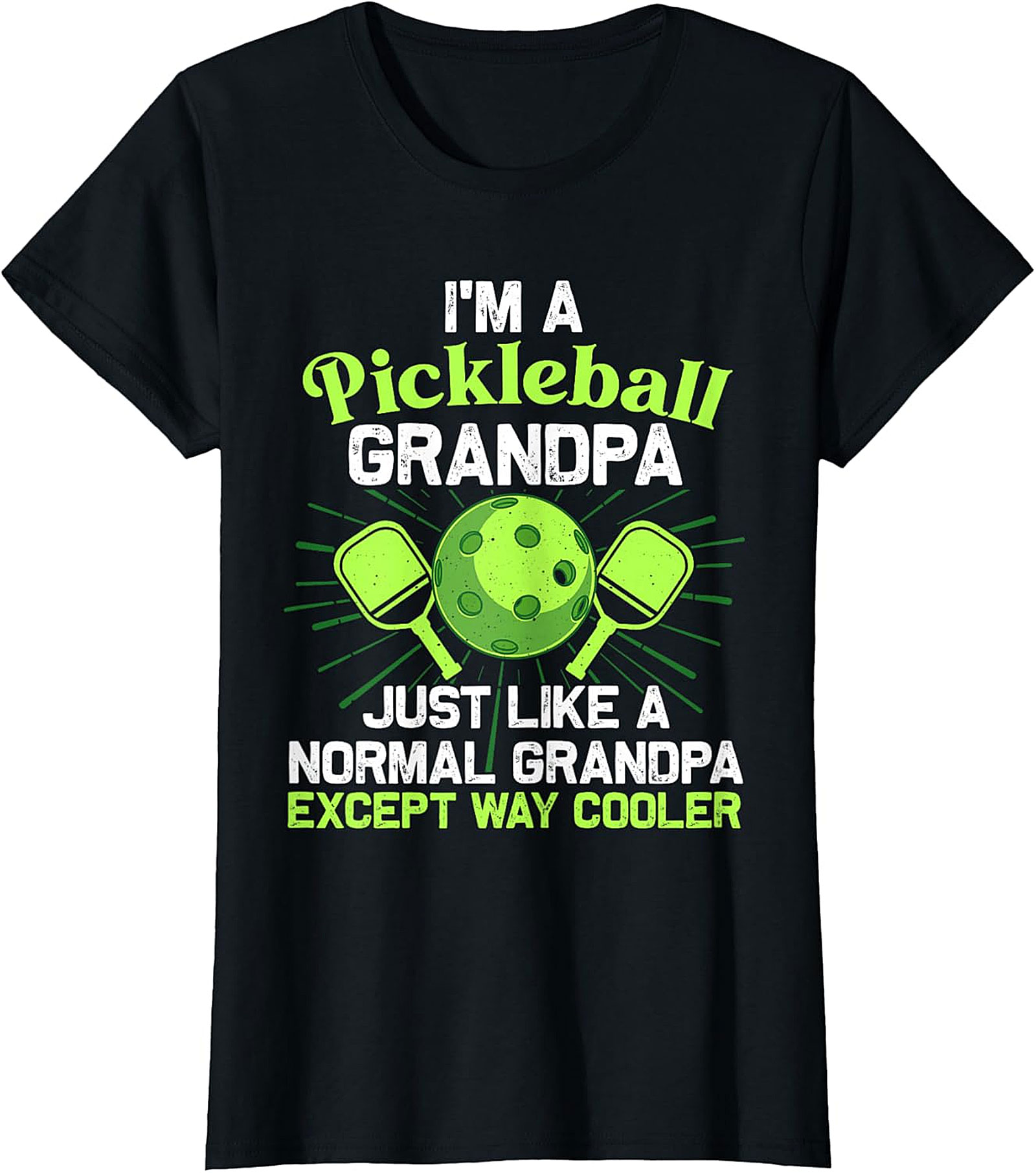 Pickleball Grandpa T-shirt | Funny Graphic Tee for Men