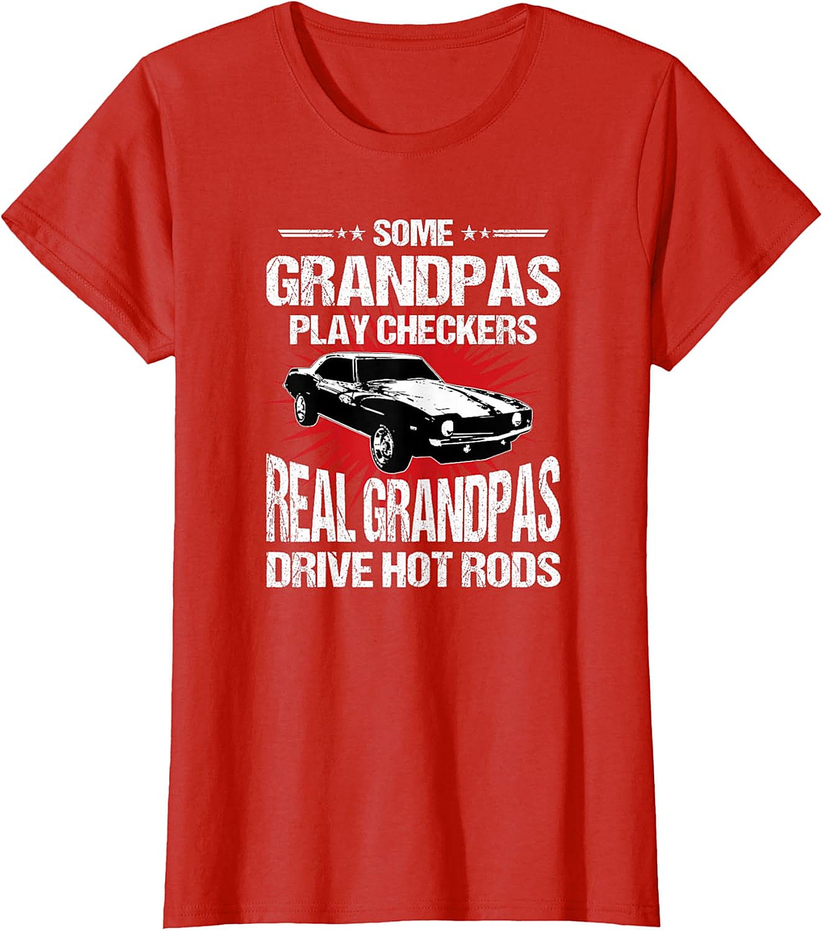 Hot Rod Grandpa T-Shirt | Funny Muscle Car Tee for Men