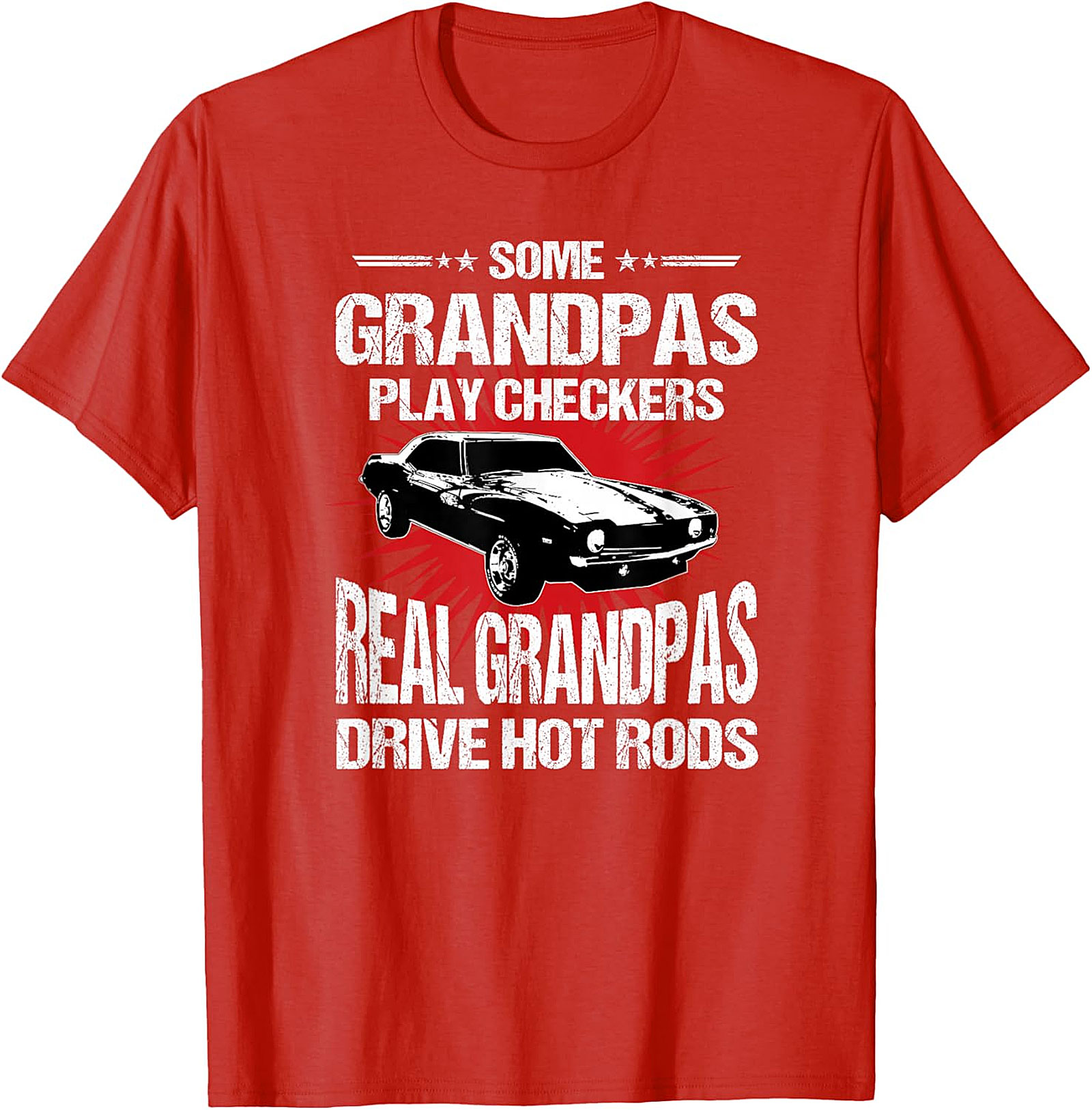 Hot Rod Grandpa T-Shirt | Funny Muscle Car Tee for Men