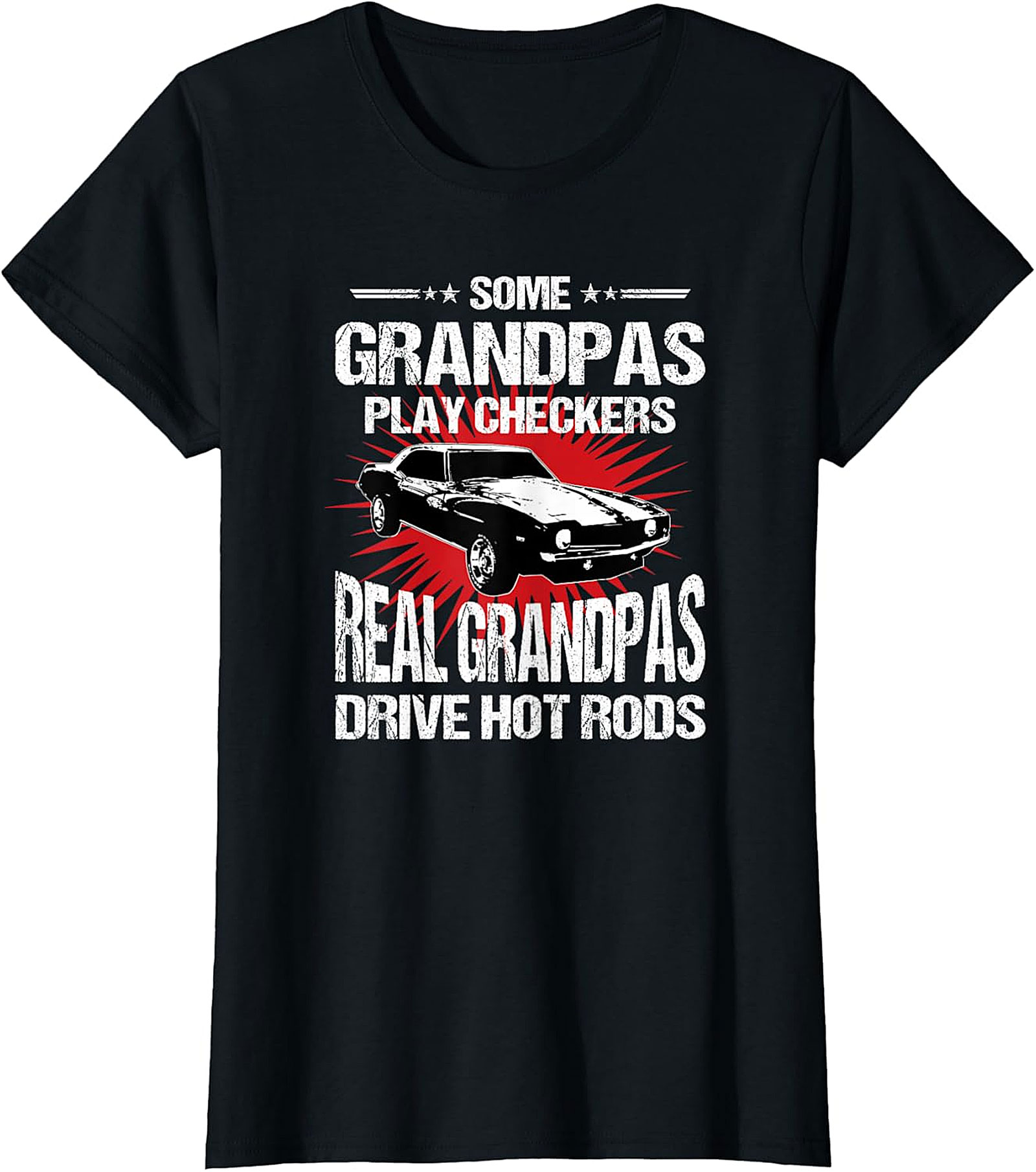 Hot Rod Grandpa T-Shirt | Funny Muscle Car Tee for Men