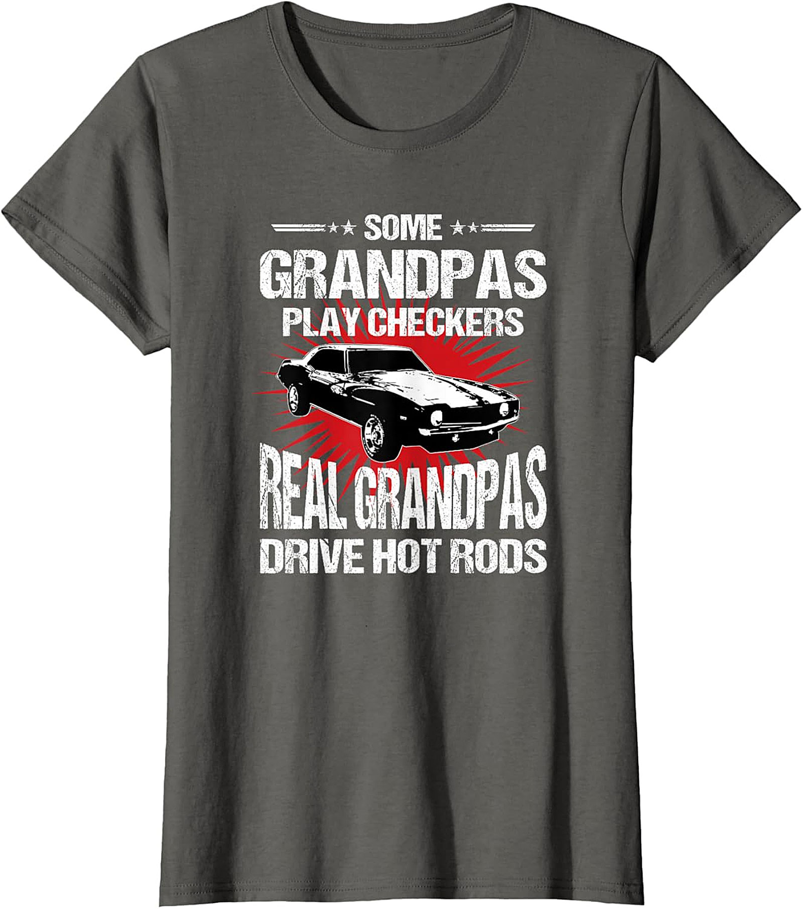 Hot Rod Grandpa T-Shirt | Funny Muscle Car Tee for Men