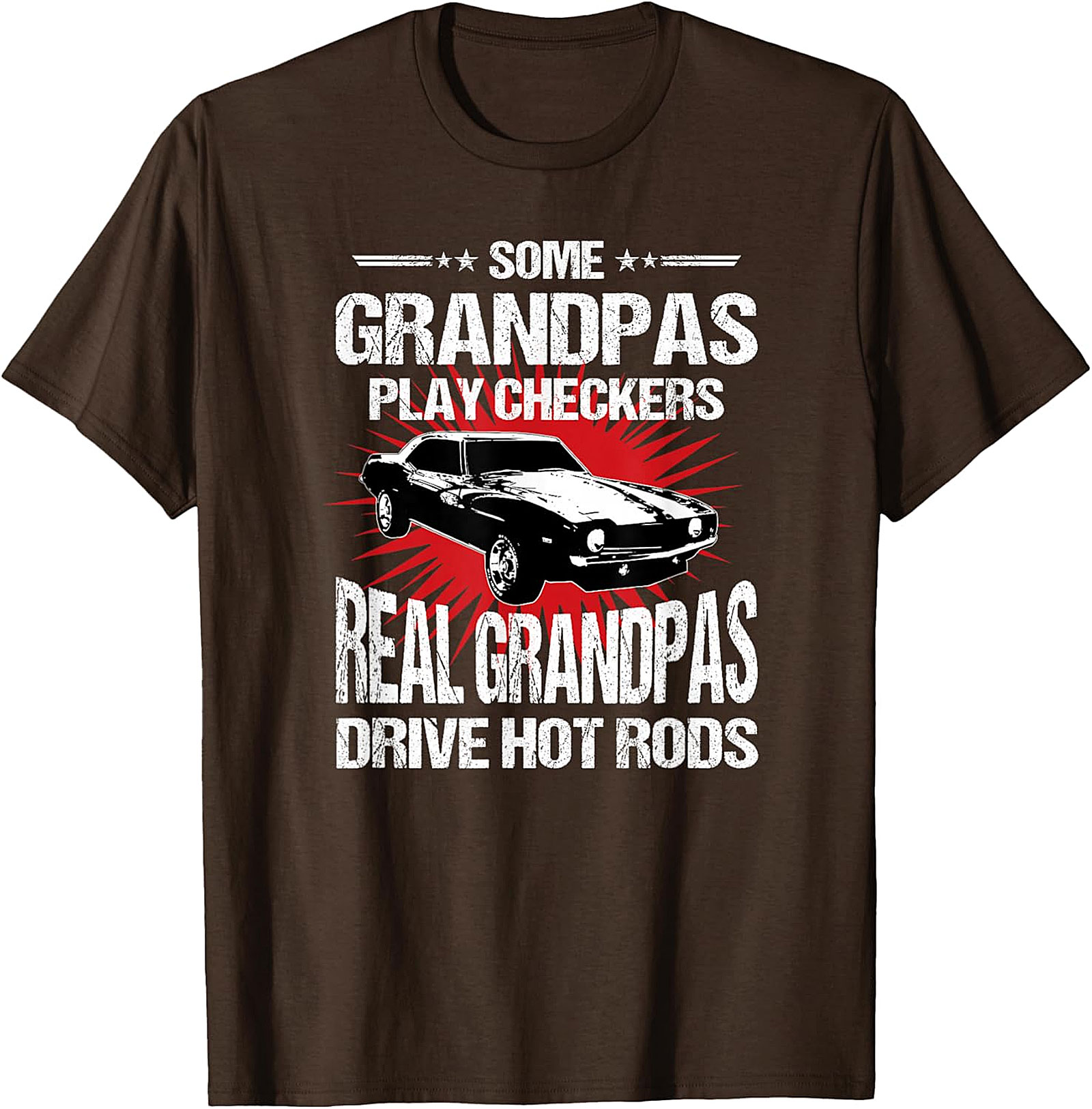 Hot Rod Grandpa T-Shirt | Funny Muscle Car Tee for Men