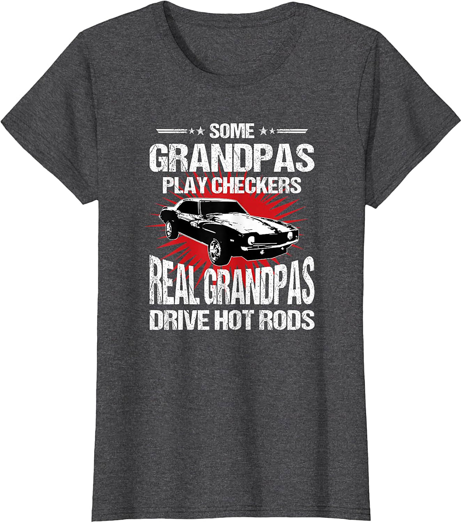 Hot Rod Grandpa T-Shirt | Funny Muscle Car Tee for Men