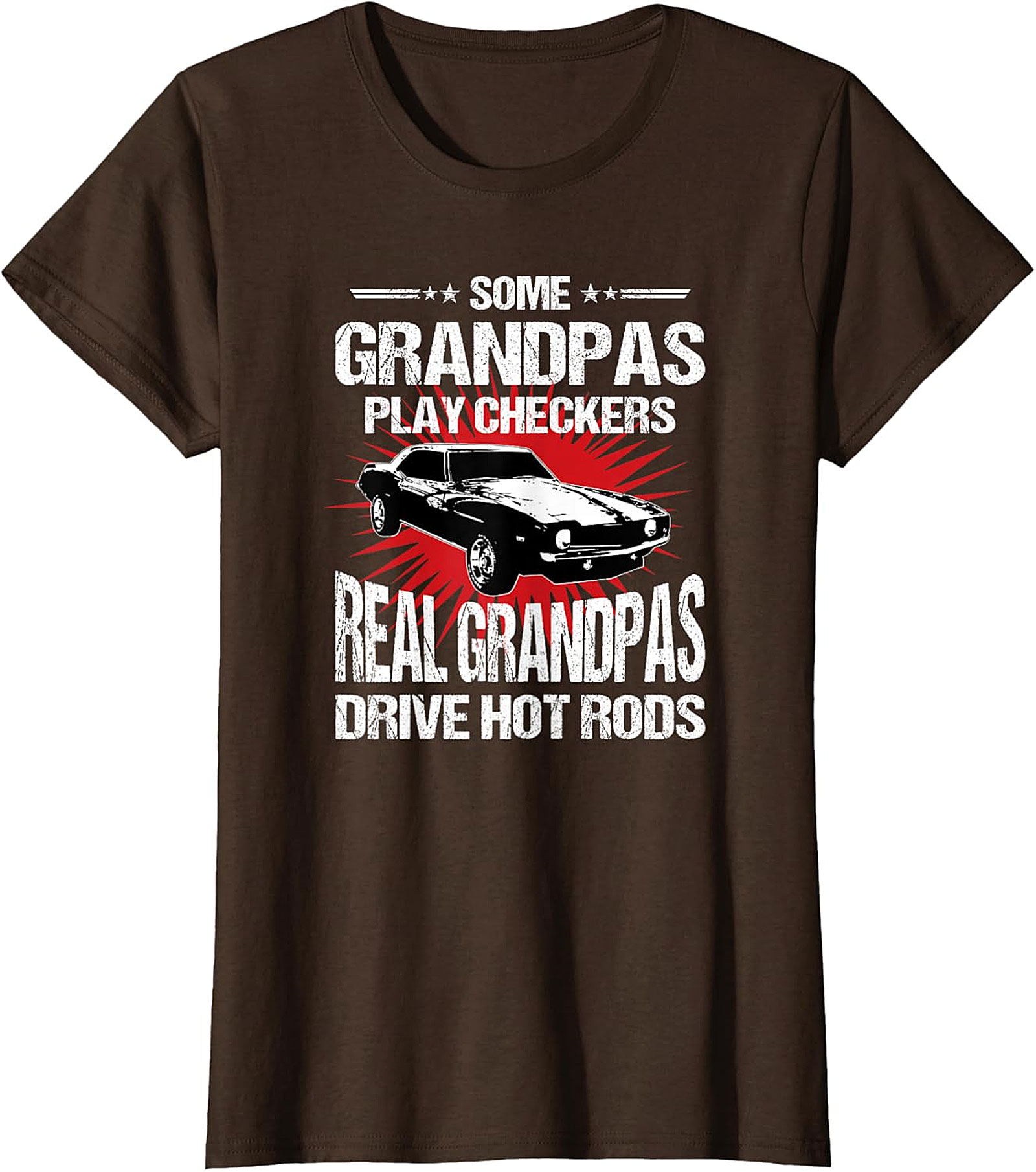Hot Rod Grandpa T-Shirt | Funny Muscle Car Tee for Men
