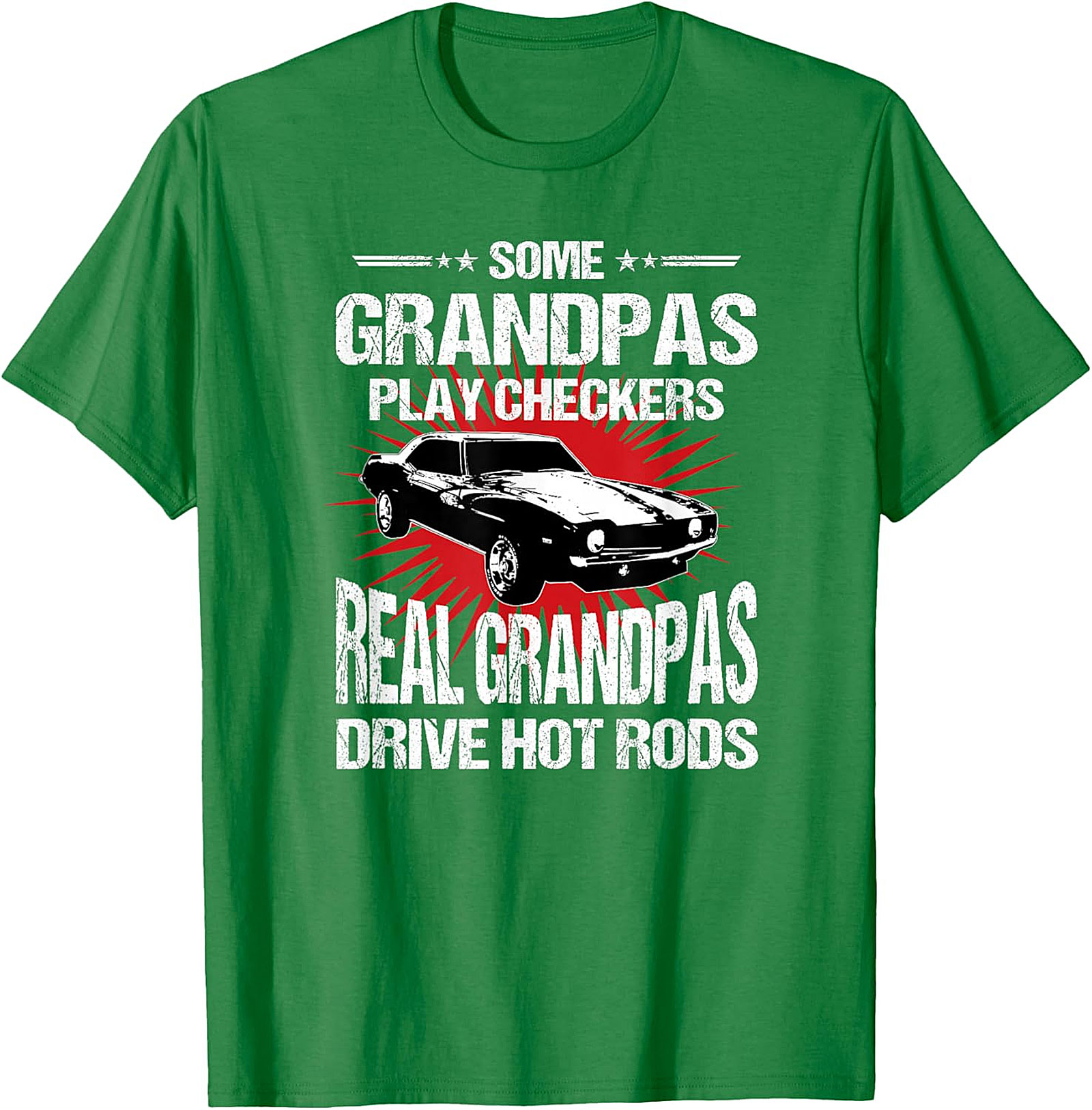 Hot Rod Grandpa T-Shirt | Funny Muscle Car Tee for Men