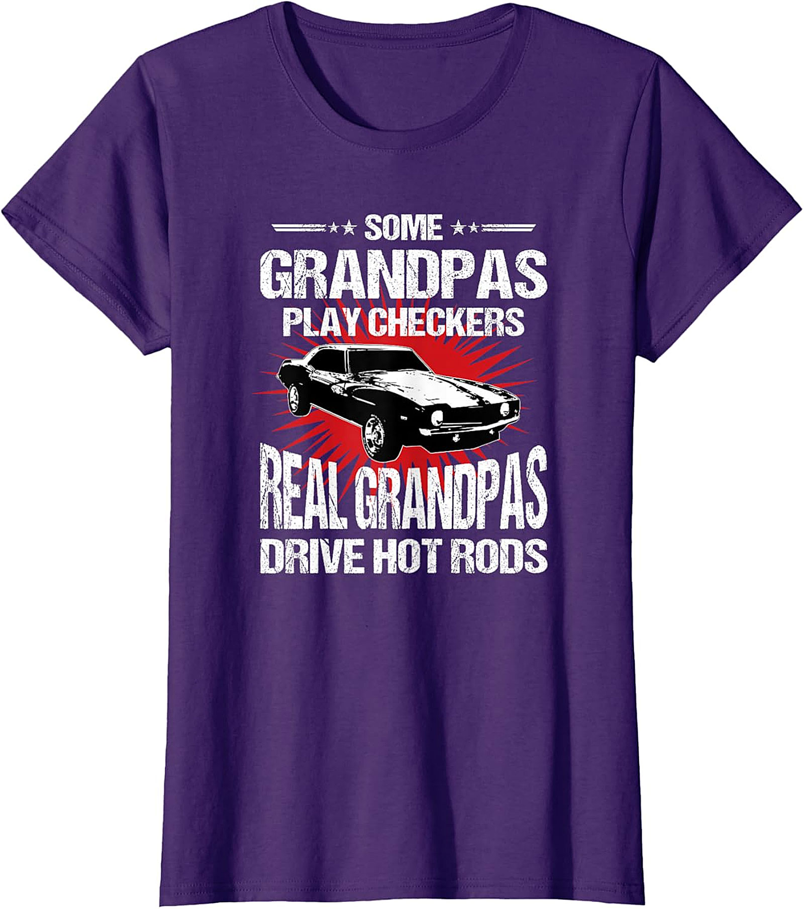 Hot Rod Grandpa T-Shirt | Funny Muscle Car Tee for Men