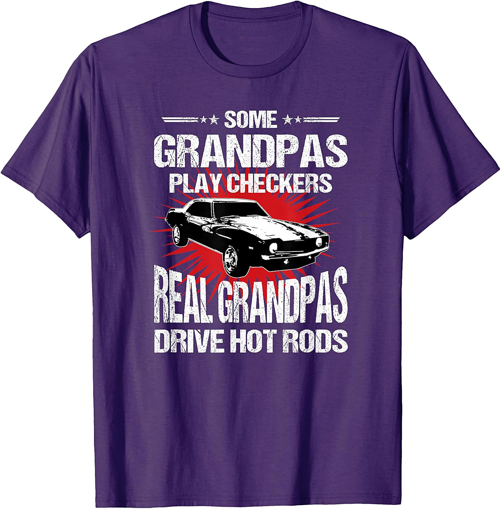 Hot Rod Grandpa T-Shirt | Funny Muscle Car Tee for Men