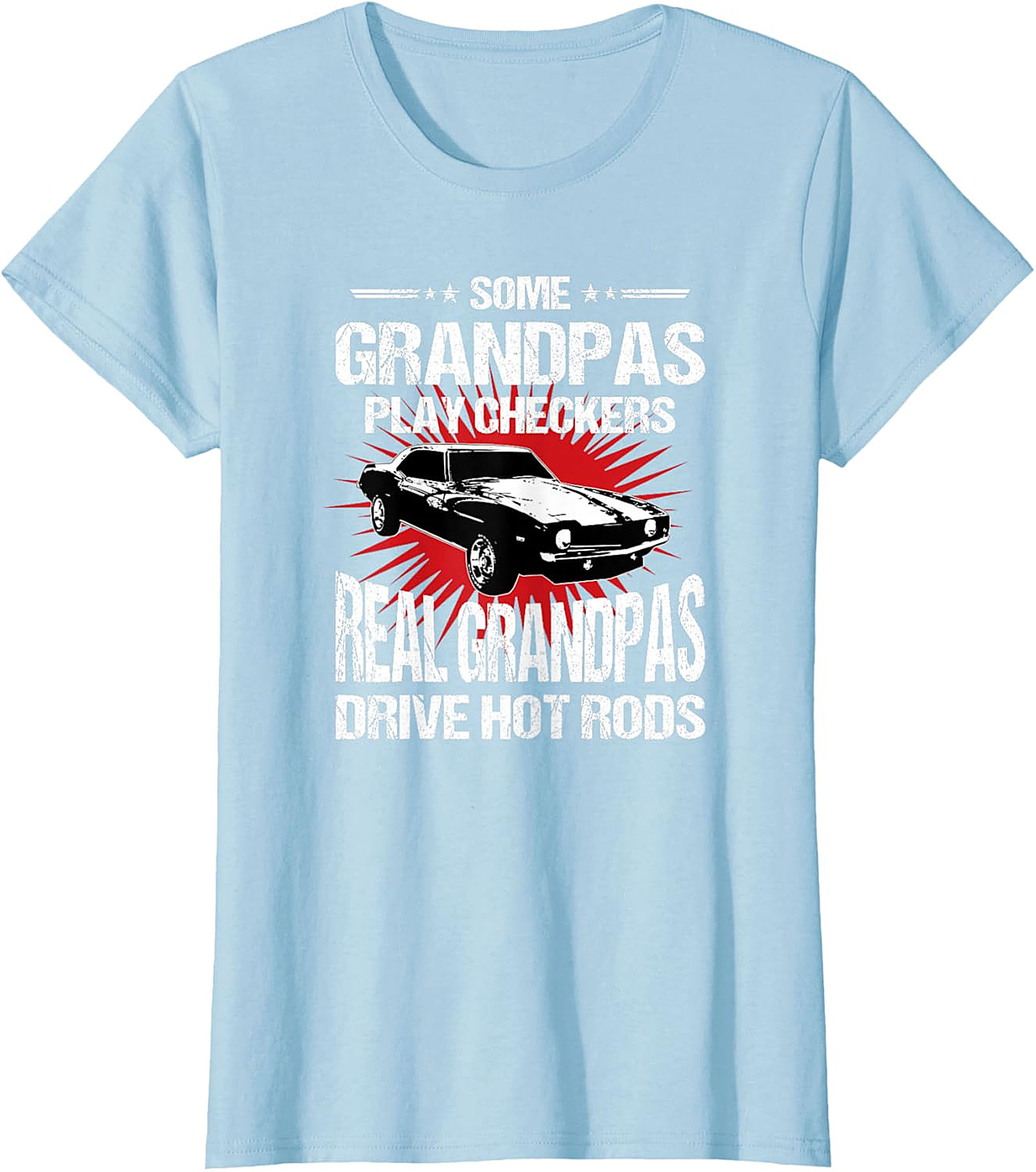 Hot Rod Grandpa T-Shirt | Funny Muscle Car Tee for Men