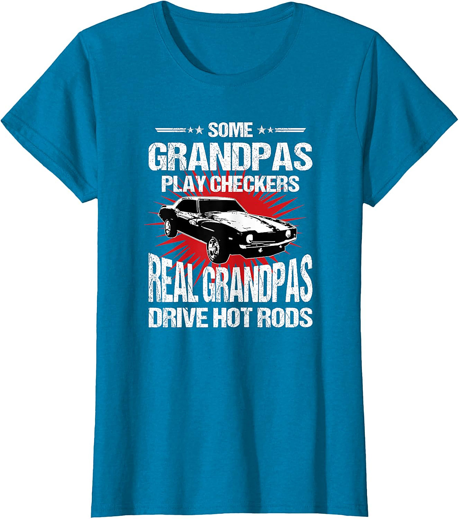 Hot Rod Grandpa T-Shirt | Funny Muscle Car Tee for Men