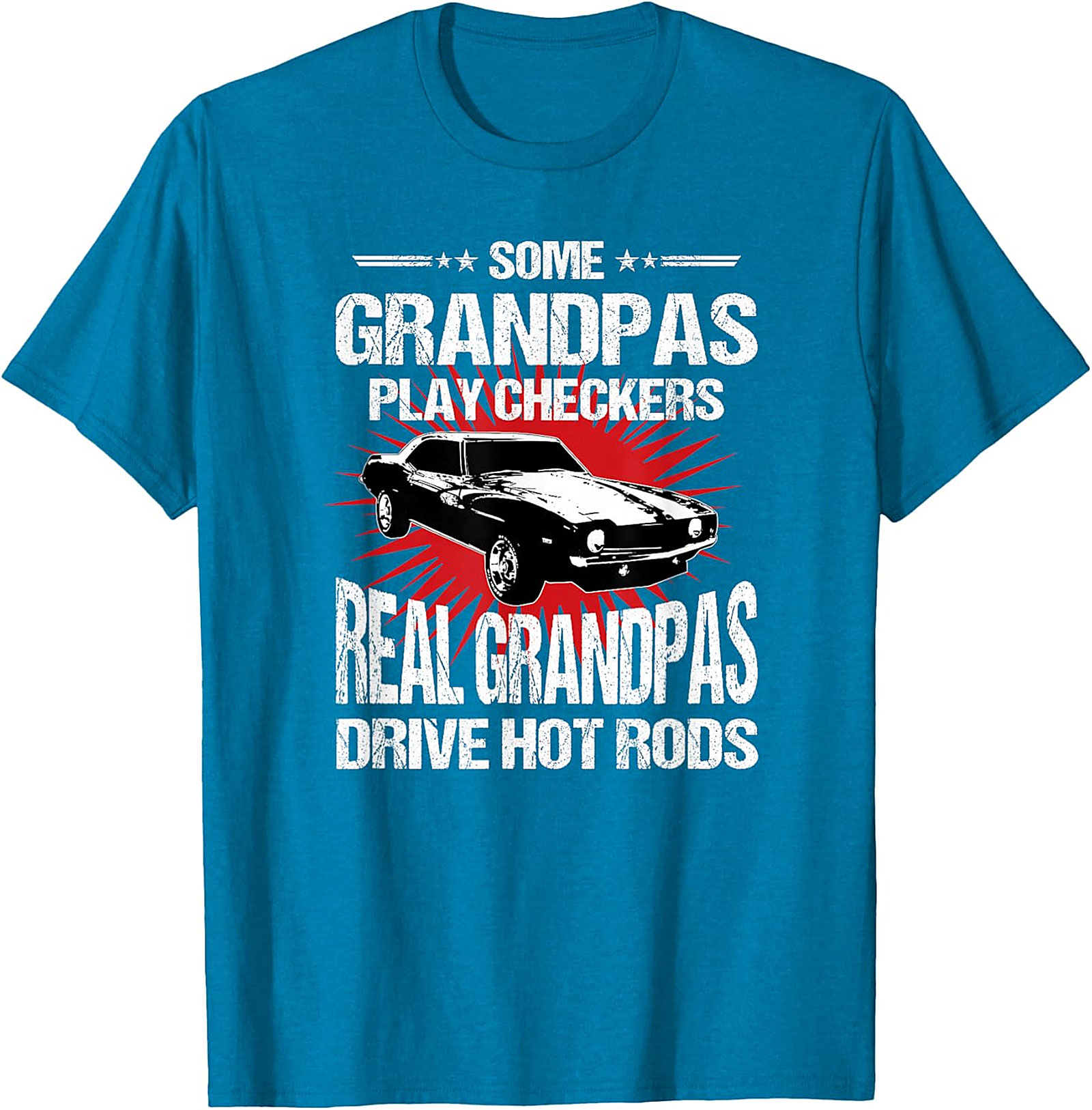 Hot Rod Grandpa T-Shirt | Funny Muscle Car Tee for Men