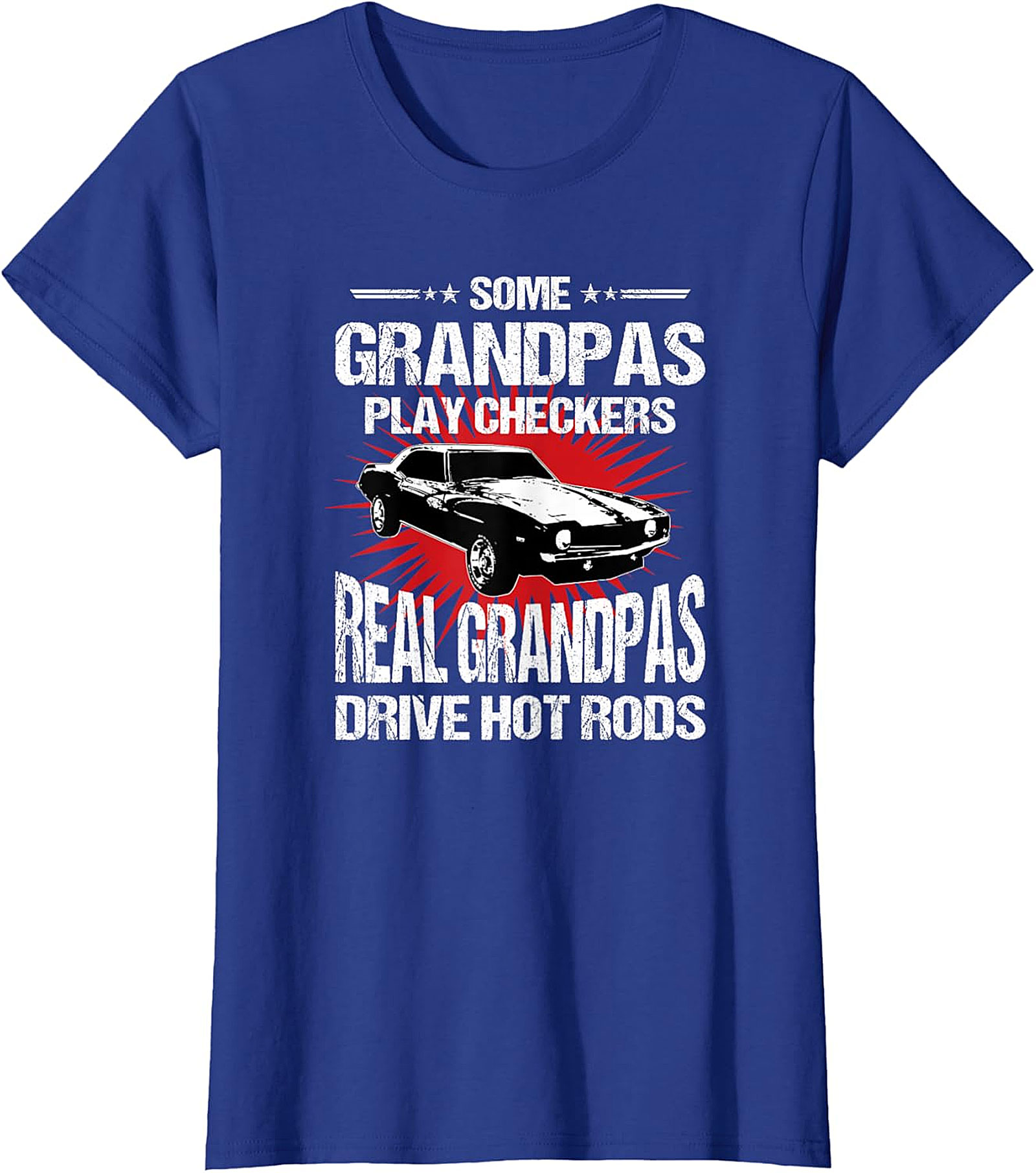 Hot Rod Grandpa T-Shirt | Funny Muscle Car Tee for Men