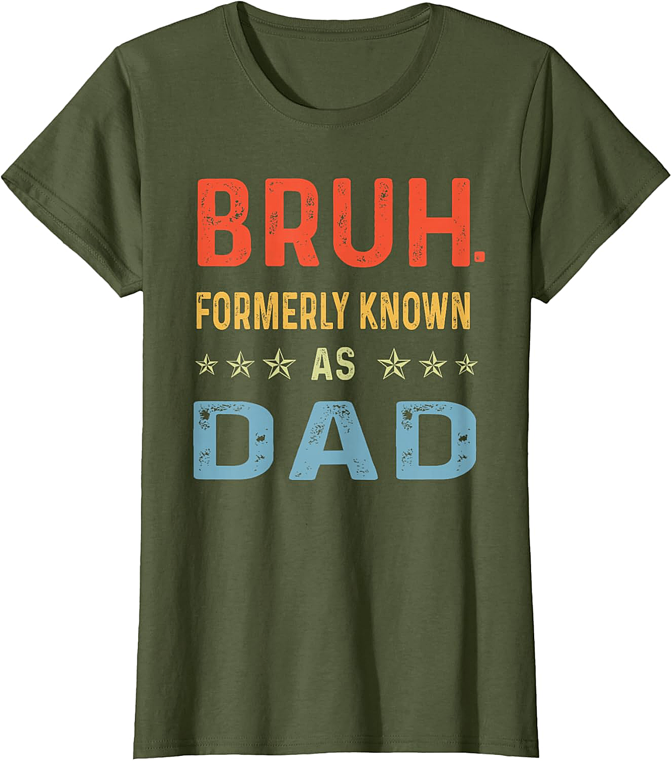  Bruh Formerly Known As Dad T-Shirt Funny Dad Tee