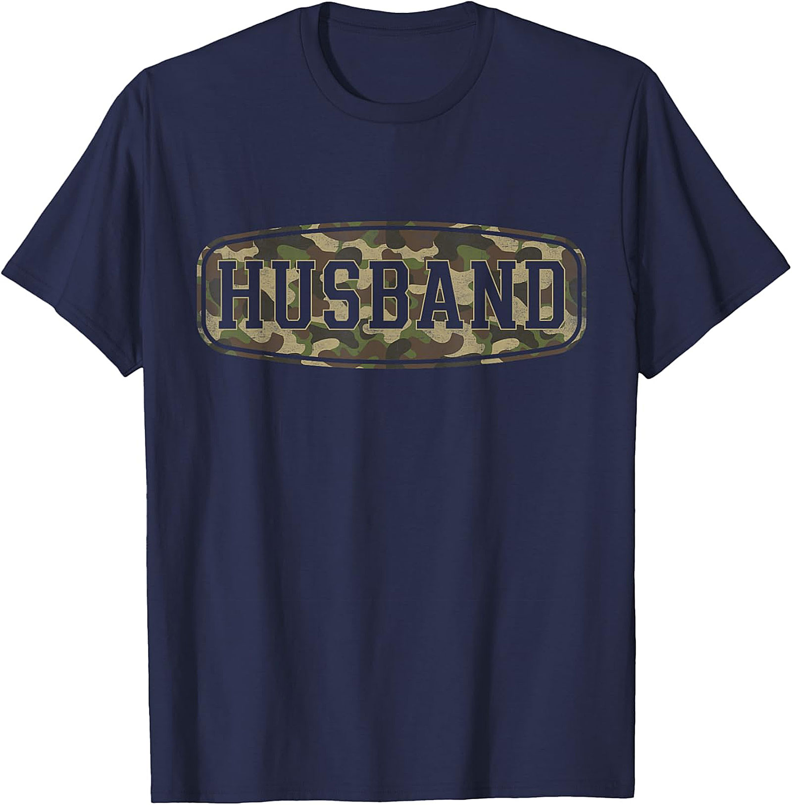 Husband Camo T-shirt | Proud Husband Graphic Tee Gift