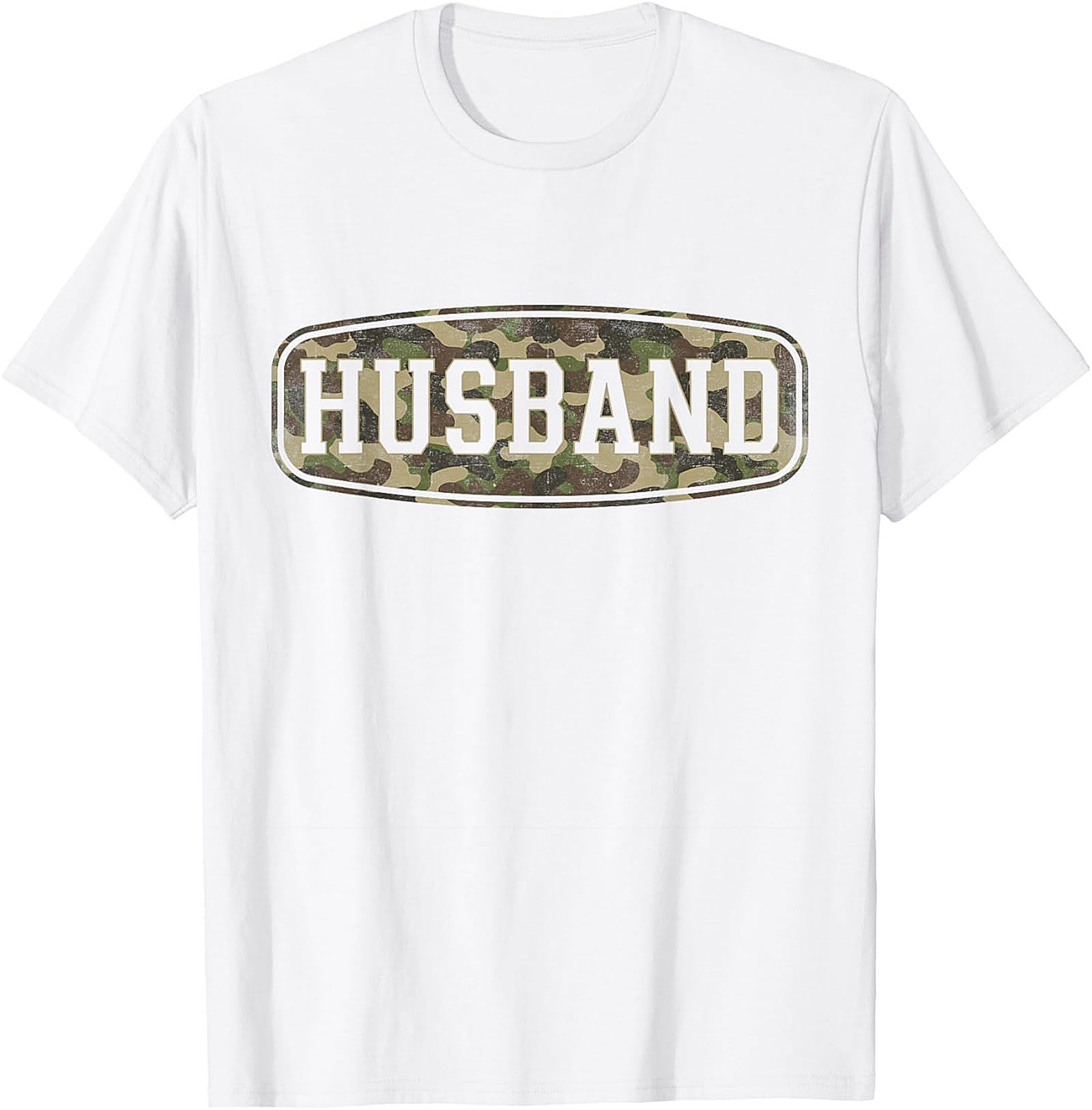 Husband Camo T-shirt | Proud Husband Graphic Tee Gift