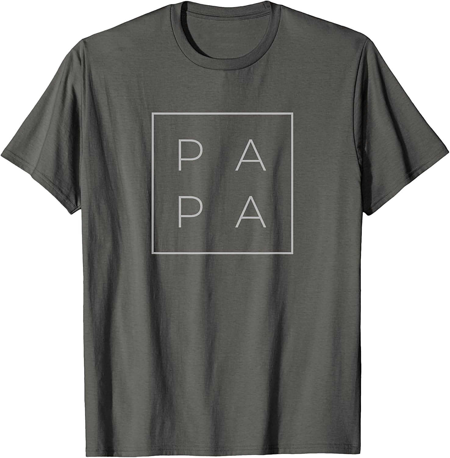 Minimalist Papa Graphic Tee Modern Unisex Dad Shirt