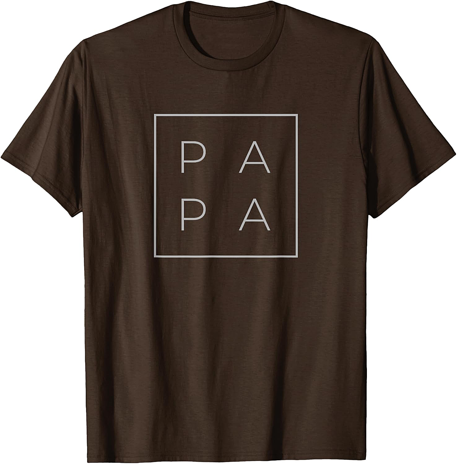 Minimalist Papa Graphic Tee Modern Unisex Dad Shirt