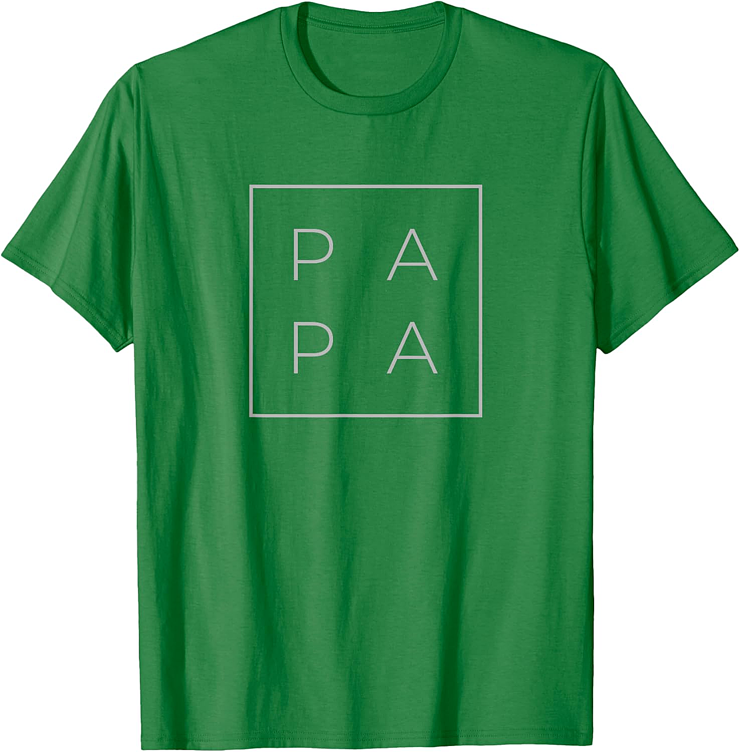 Minimalist Papa Graphic Tee Modern Unisex Dad Shirt