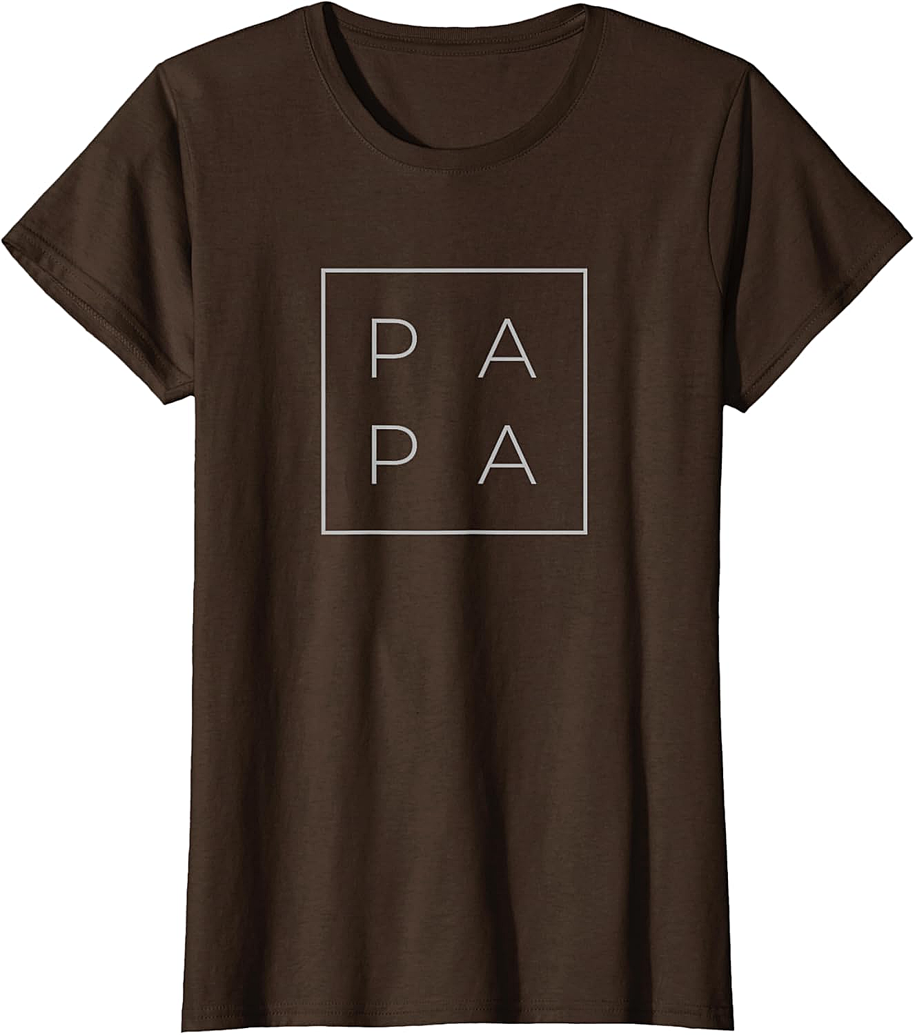 Minimalist Papa Graphic Tee Modern Unisex Dad Shirt