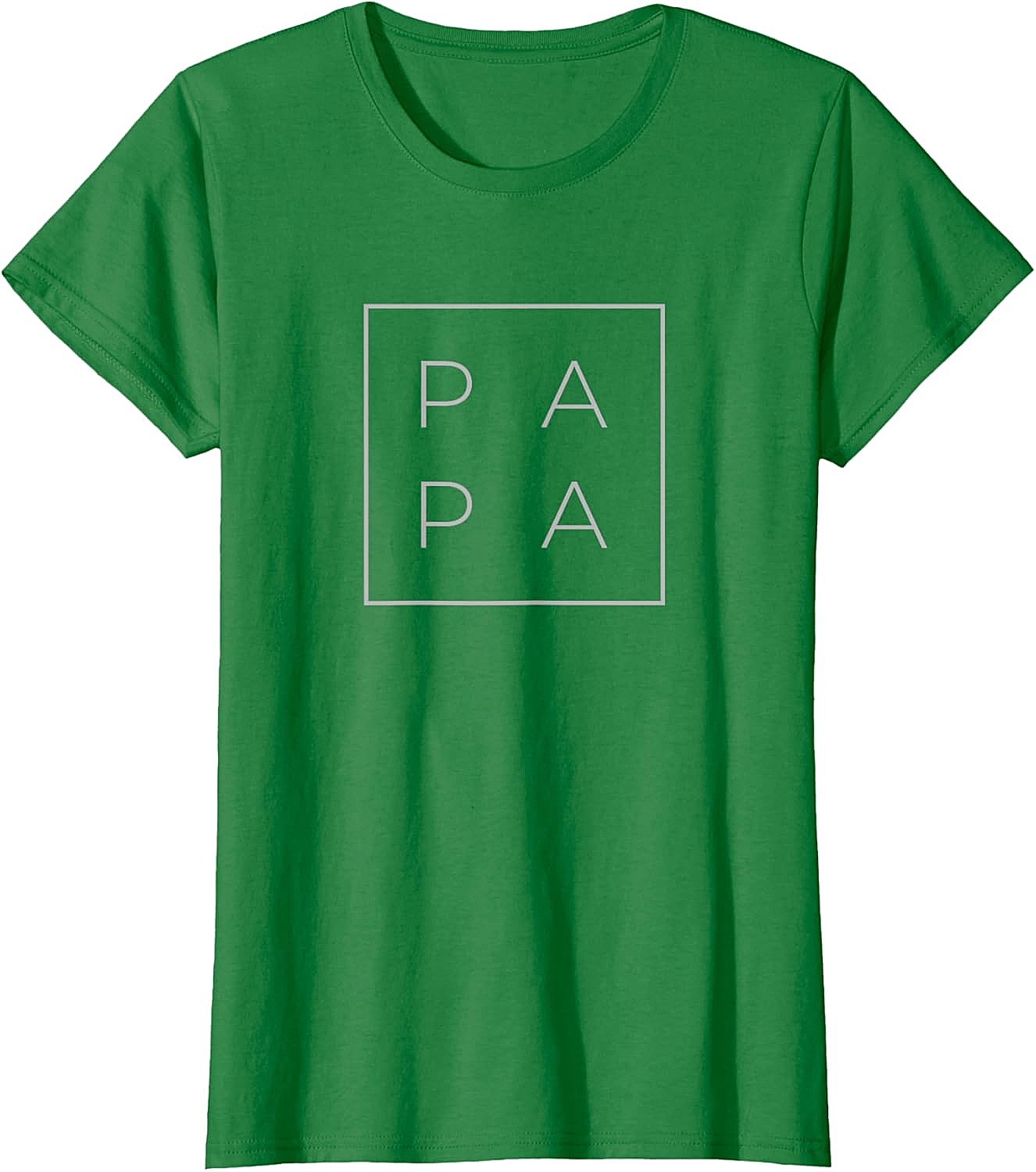 Minimalist Papa Graphic Tee Modern Unisex Dad Shirt