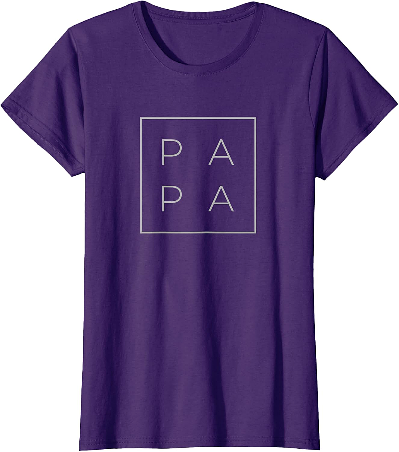 Minimalist Papa Graphic Tee Modern Unisex Dad Shirt
