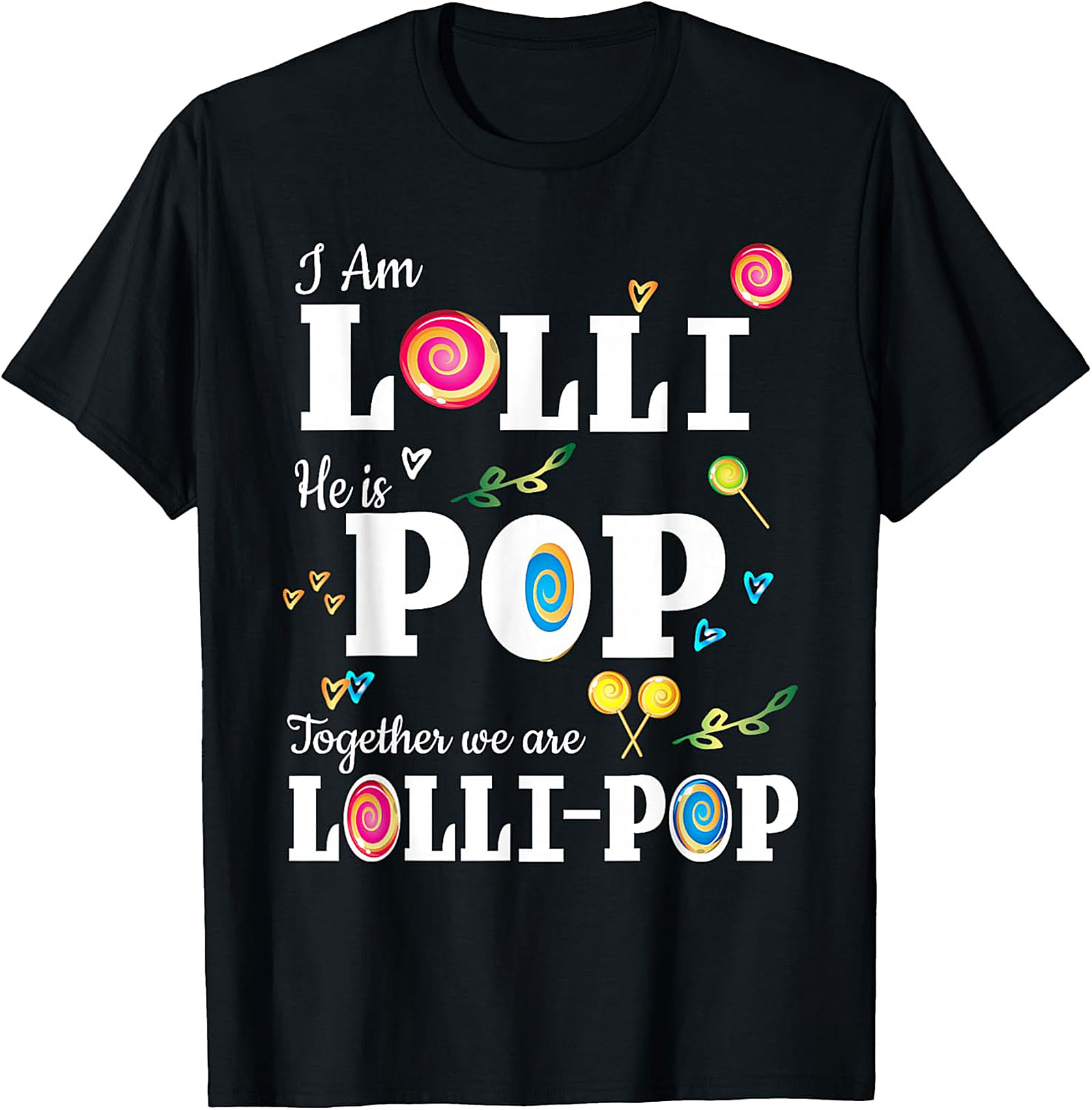 Lollipop Couples T-Shirt | Funny Matching Graphic Tee