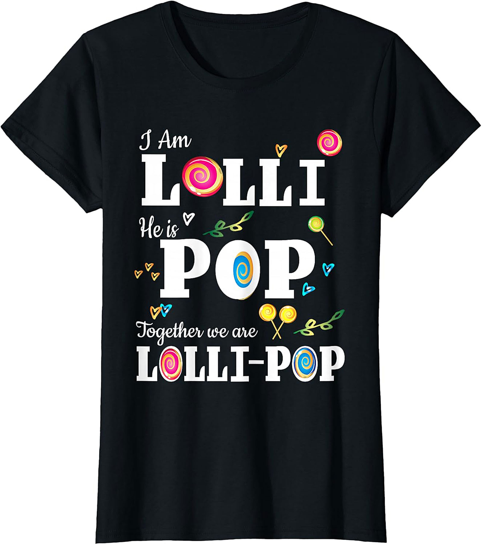 Lollipop Couples T-Shirt | Funny Matching Graphic Tee
