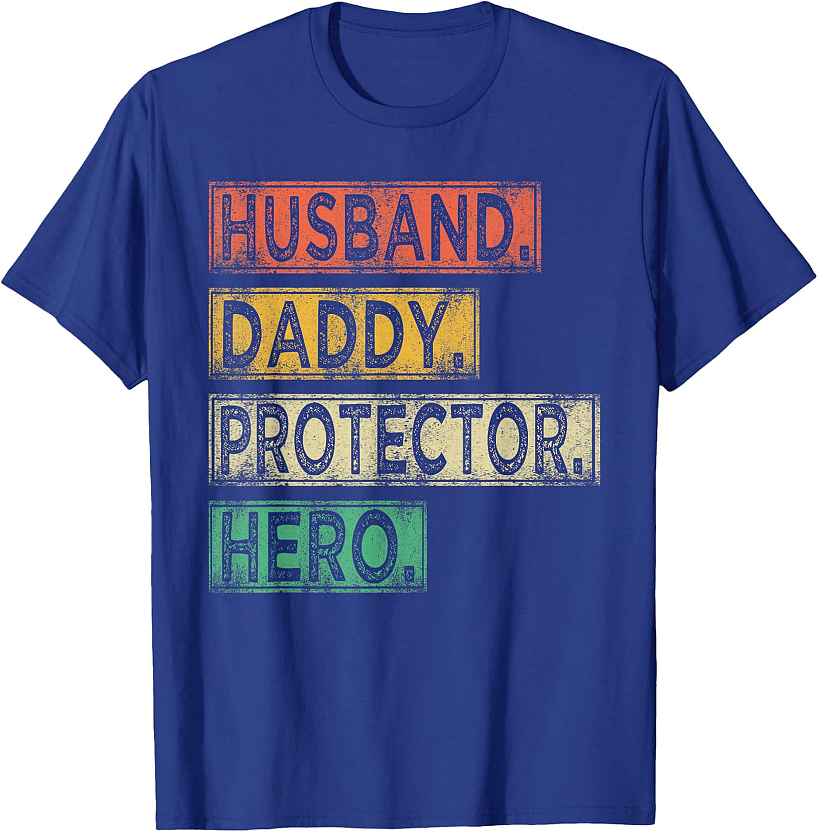 Husband Daddy Protector Hero T-Shirt | Retro Dad Gift