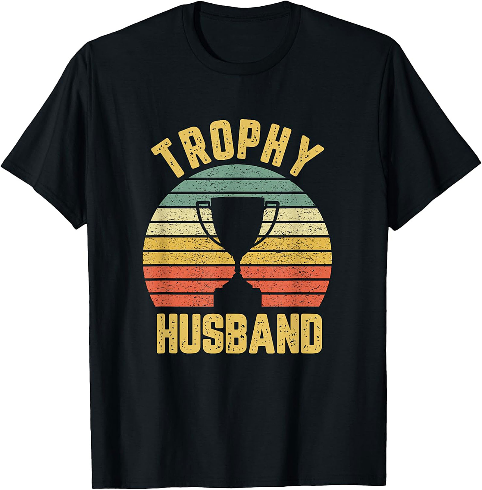 Retro Trophy Husband Graphic Tee | Funny Husband Gift Shirt