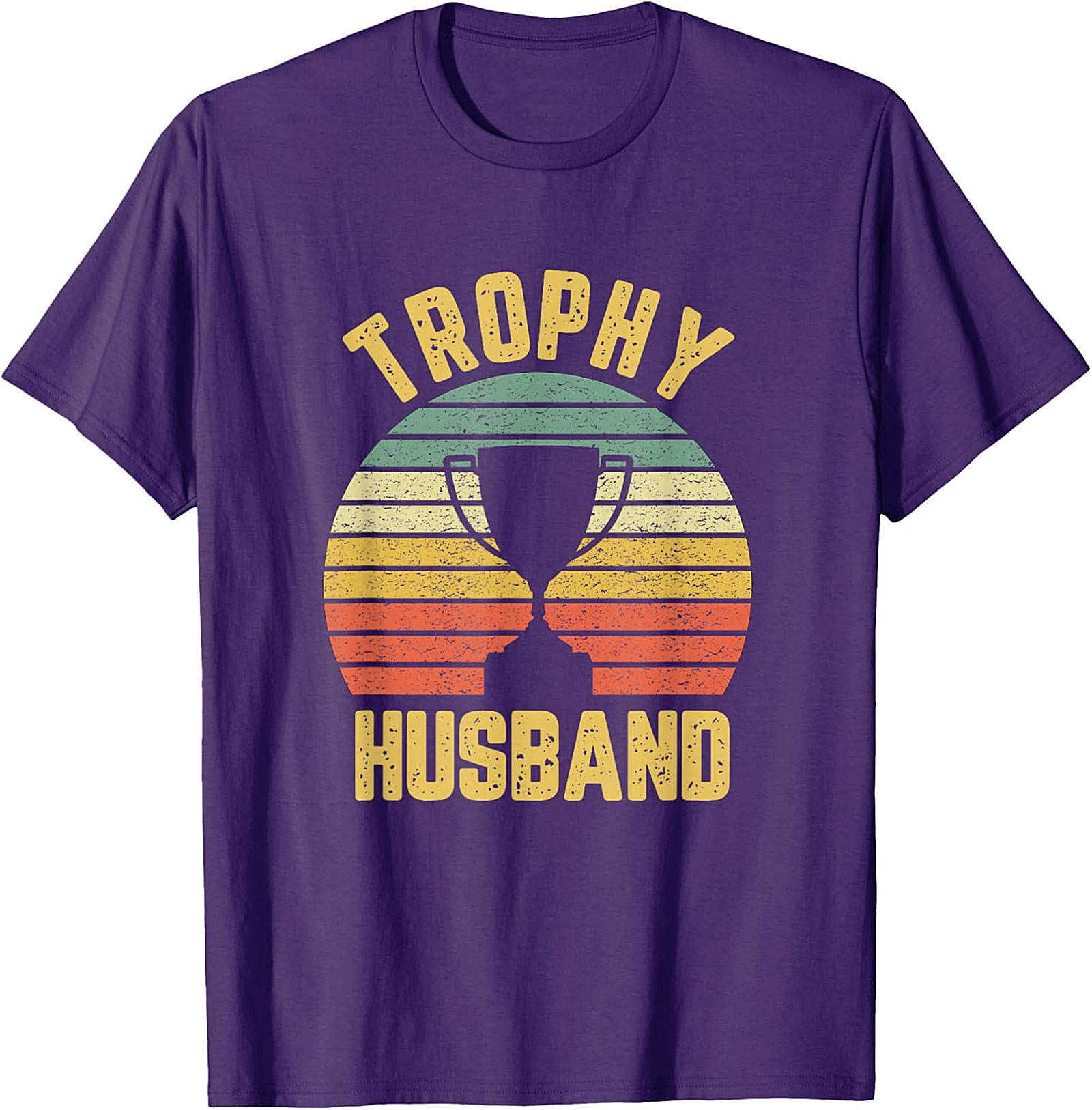Retro Trophy Husband Graphic Tee | Funny Husband Gift Shirt