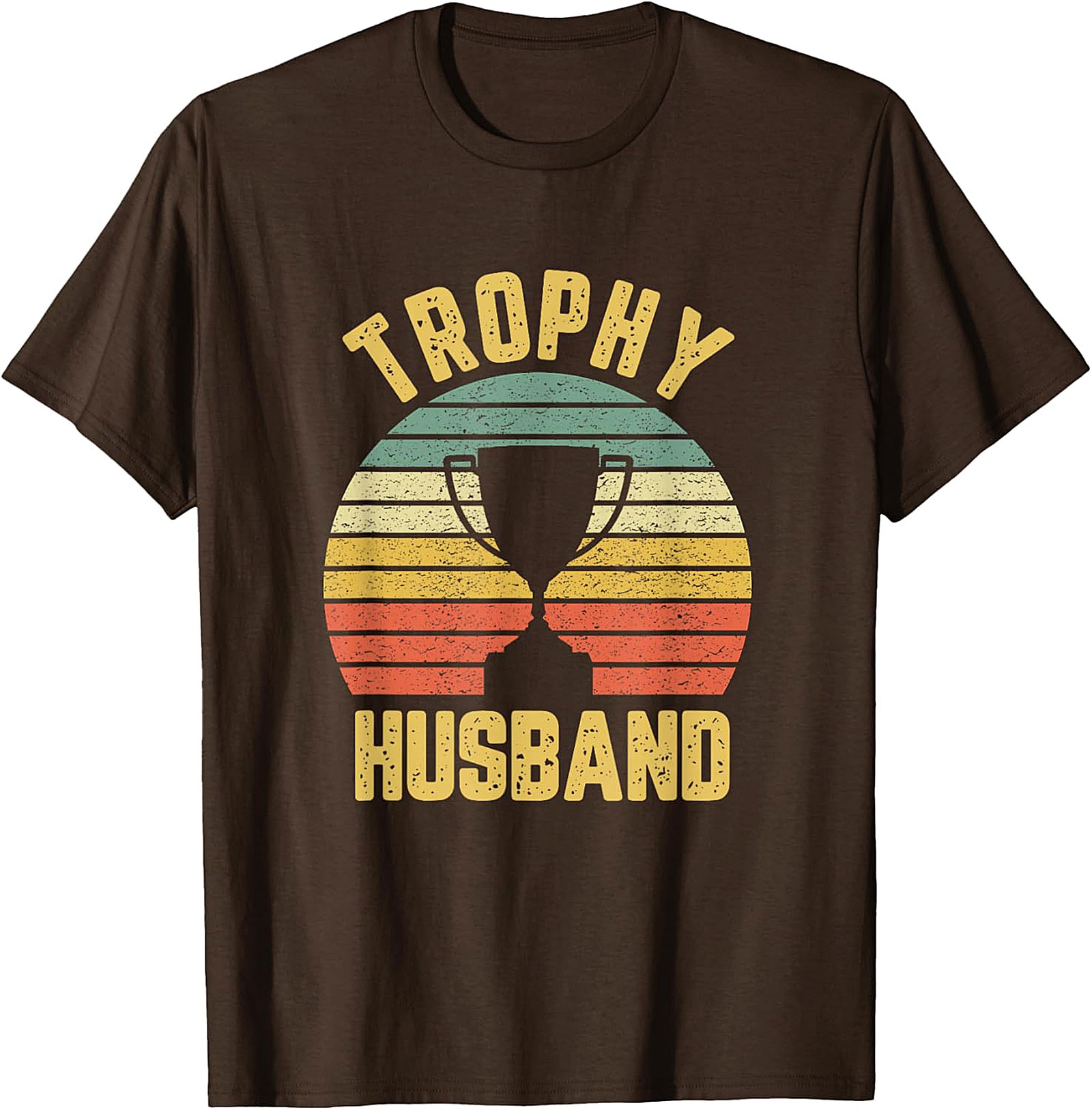 Retro Trophy Husband Graphic Tee | Funny Husband Gift Shirt