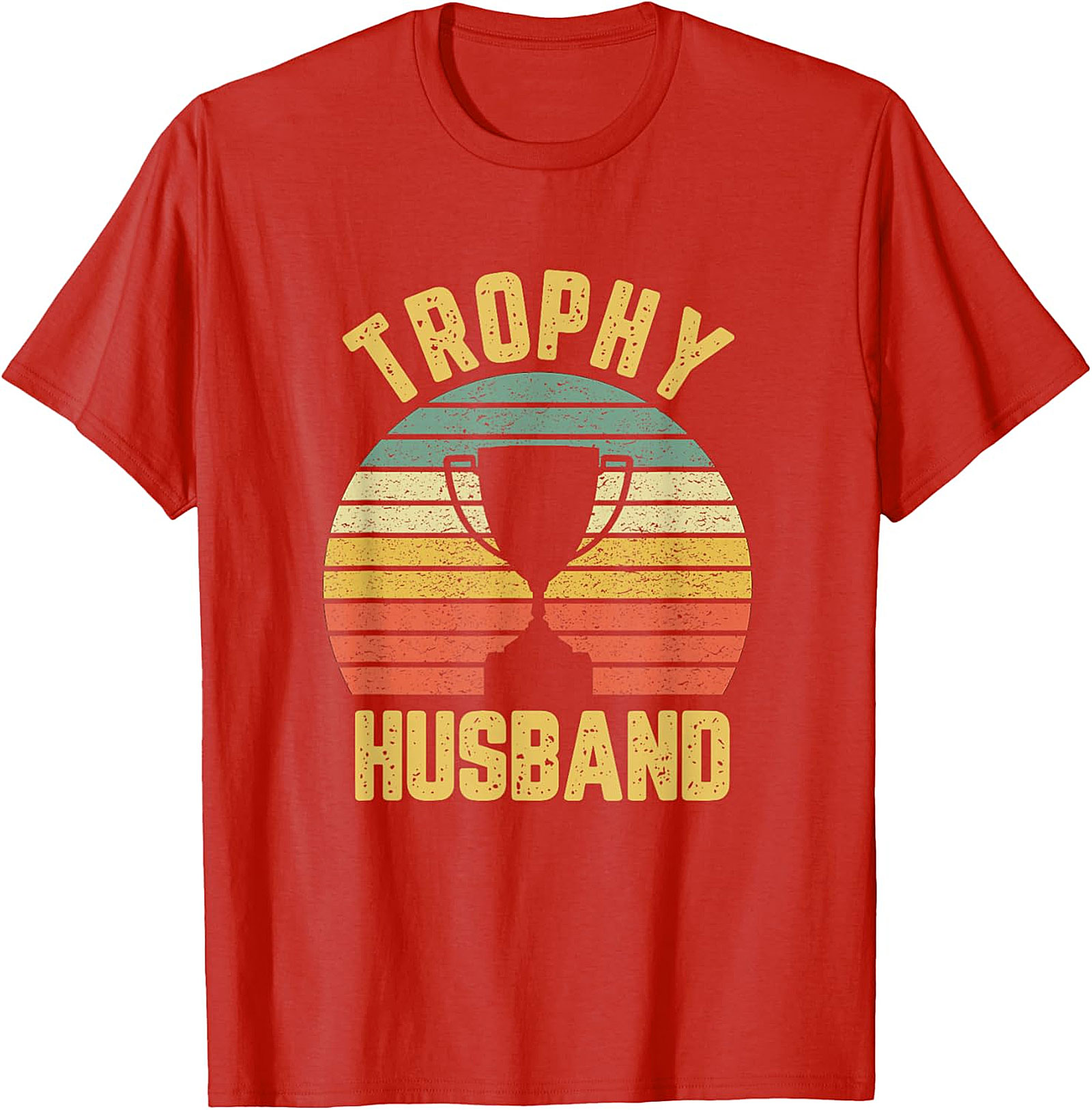 Retro Trophy Husband Graphic Tee | Funny Husband Gift Shirt