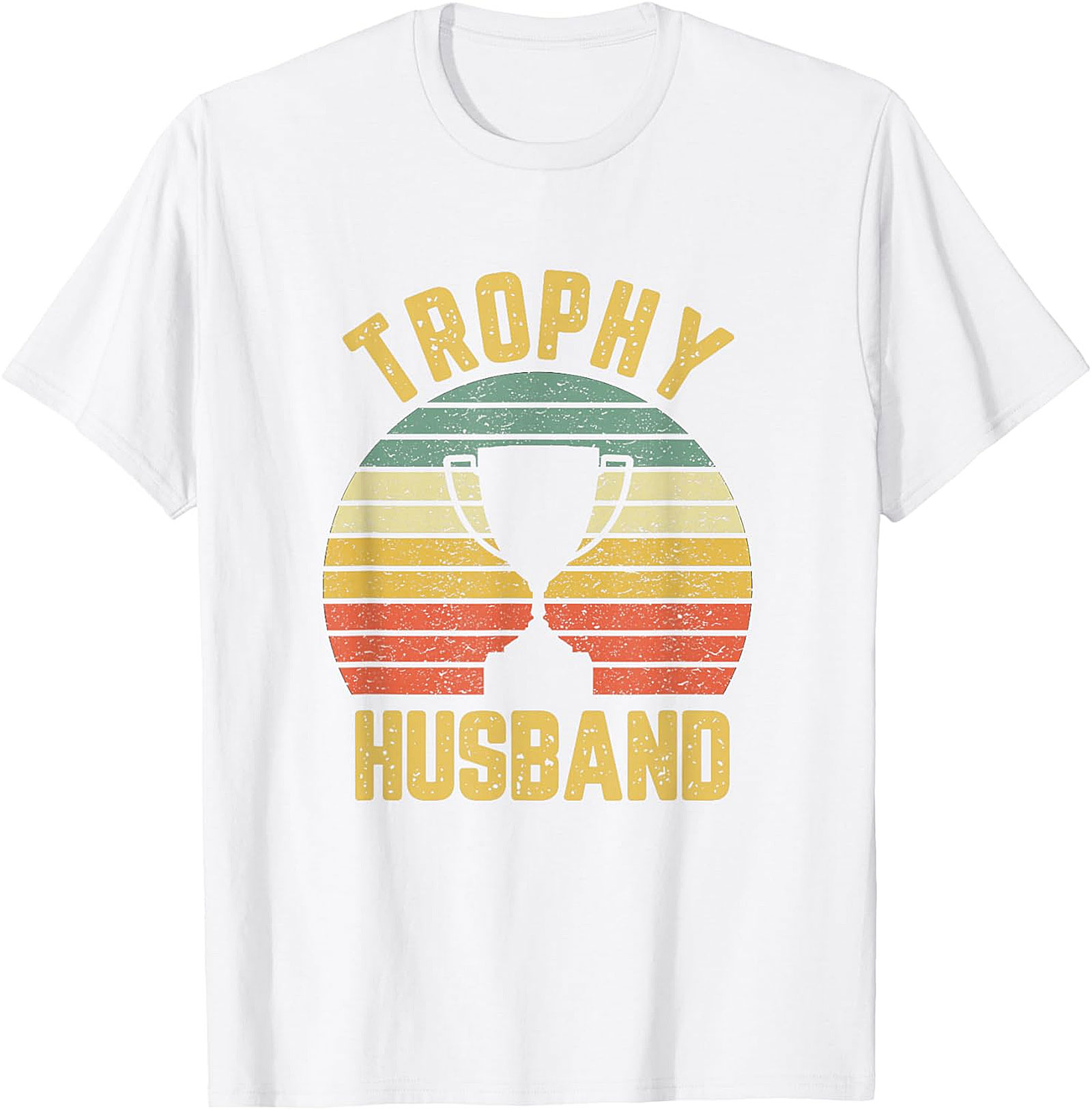 Retro Trophy Husband Graphic Tee | Funny Husband Gift Shirt