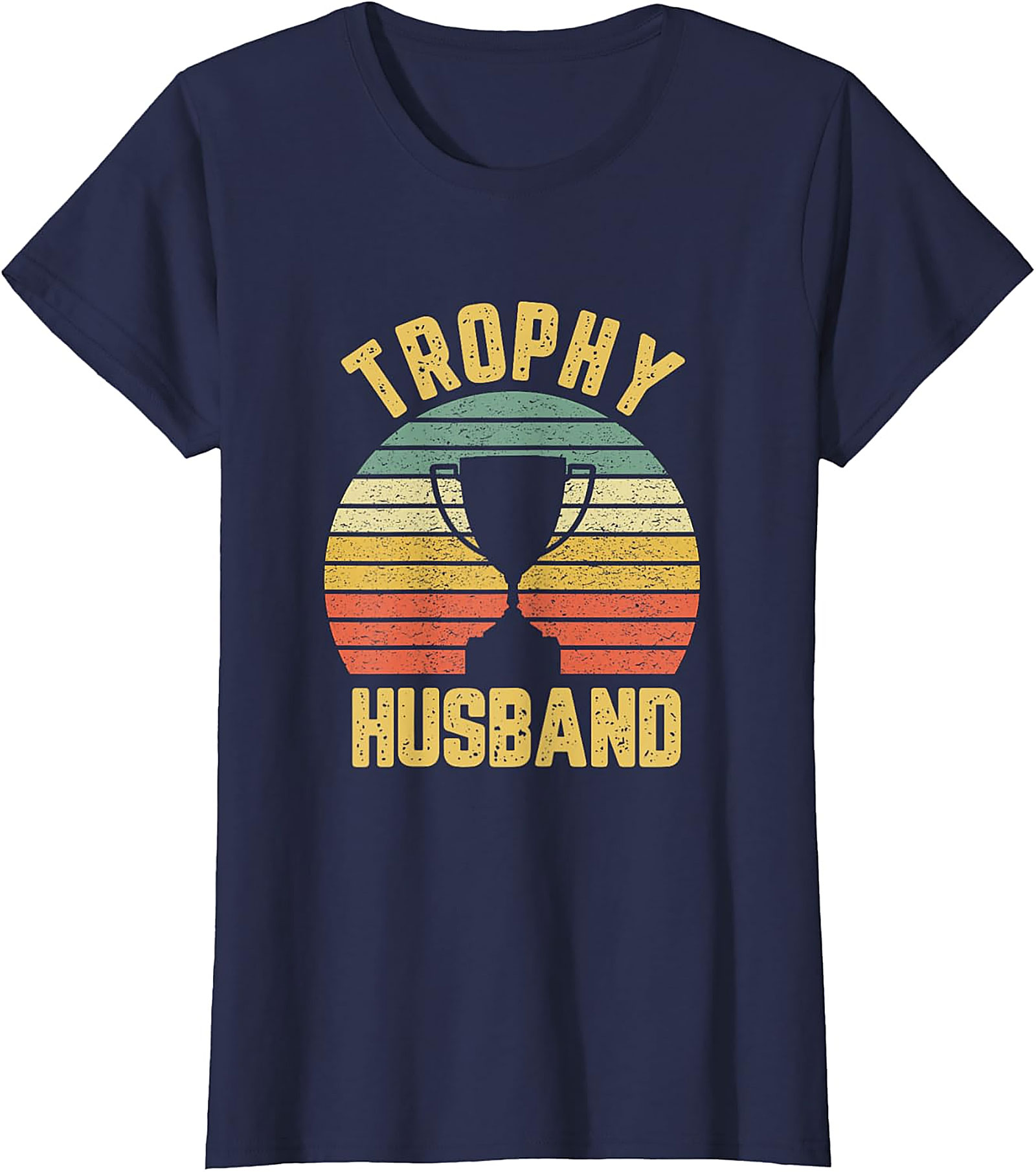 Retro Trophy Husband Graphic Tee | Funny Husband Gift Shirt