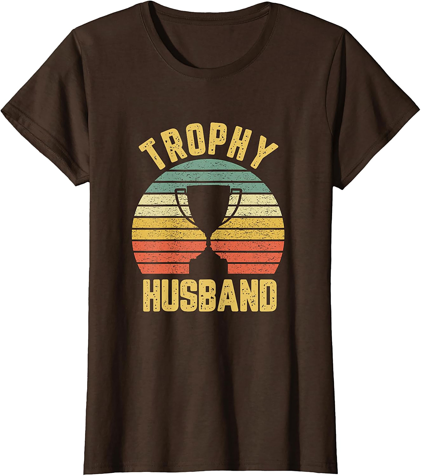 Retro Trophy Husband Graphic Tee | Funny Husband Gift Shirt